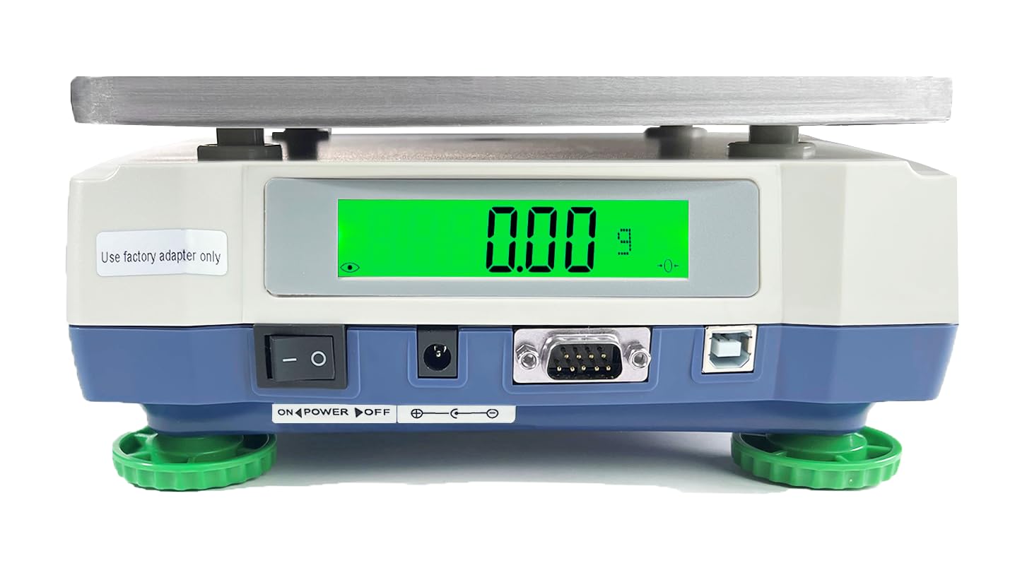 Tree HRB-XG 10001 High Precision Laboratory Balance, 10000 g x 0.1 g Digital Scale for Scientific, Industrial, and Commercial Use
