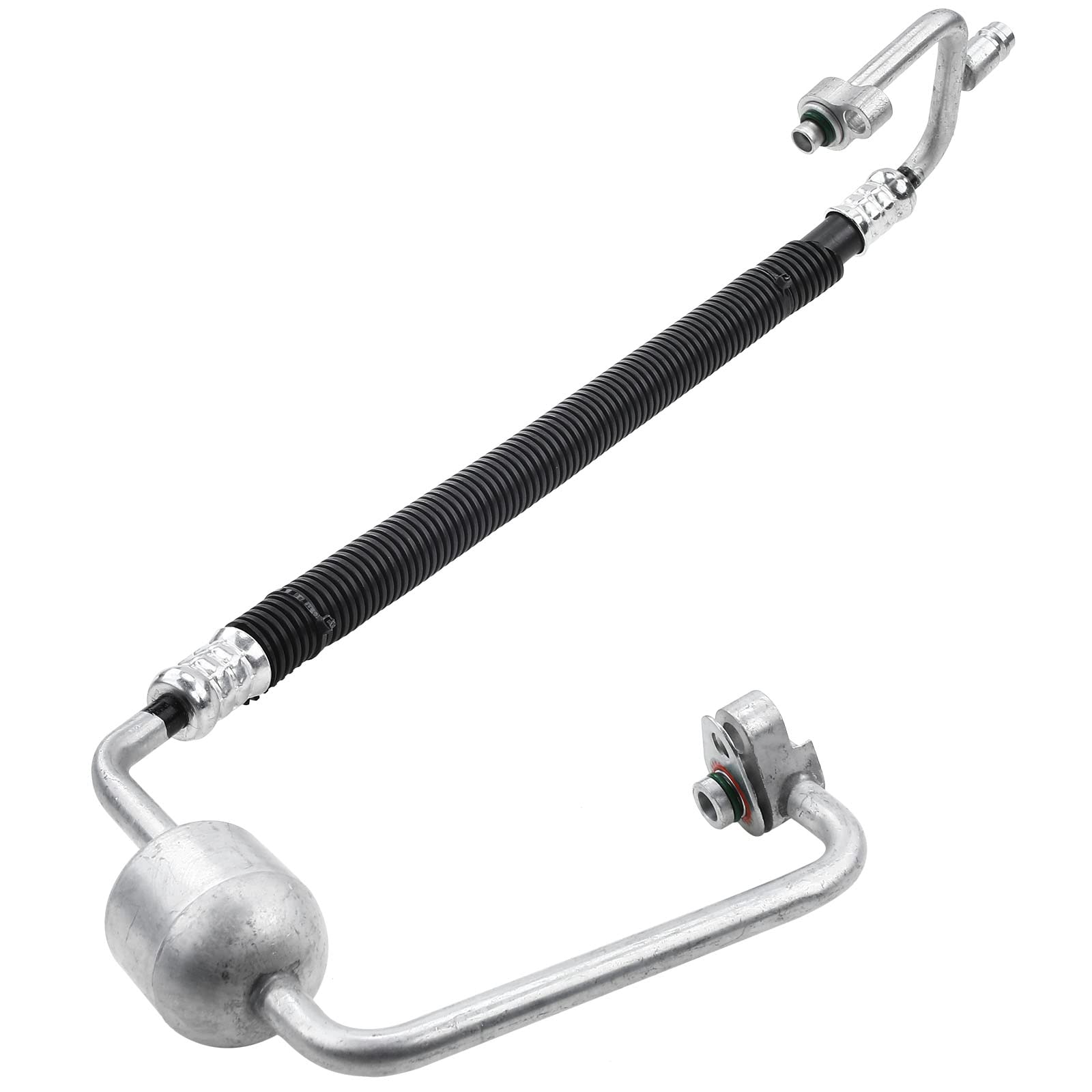 A-Premium A/C Discharge Line Hose Assembly Compatible with Ford Fiesta 2011 2012 2013 L4 1.6L, Compressor to Condenser