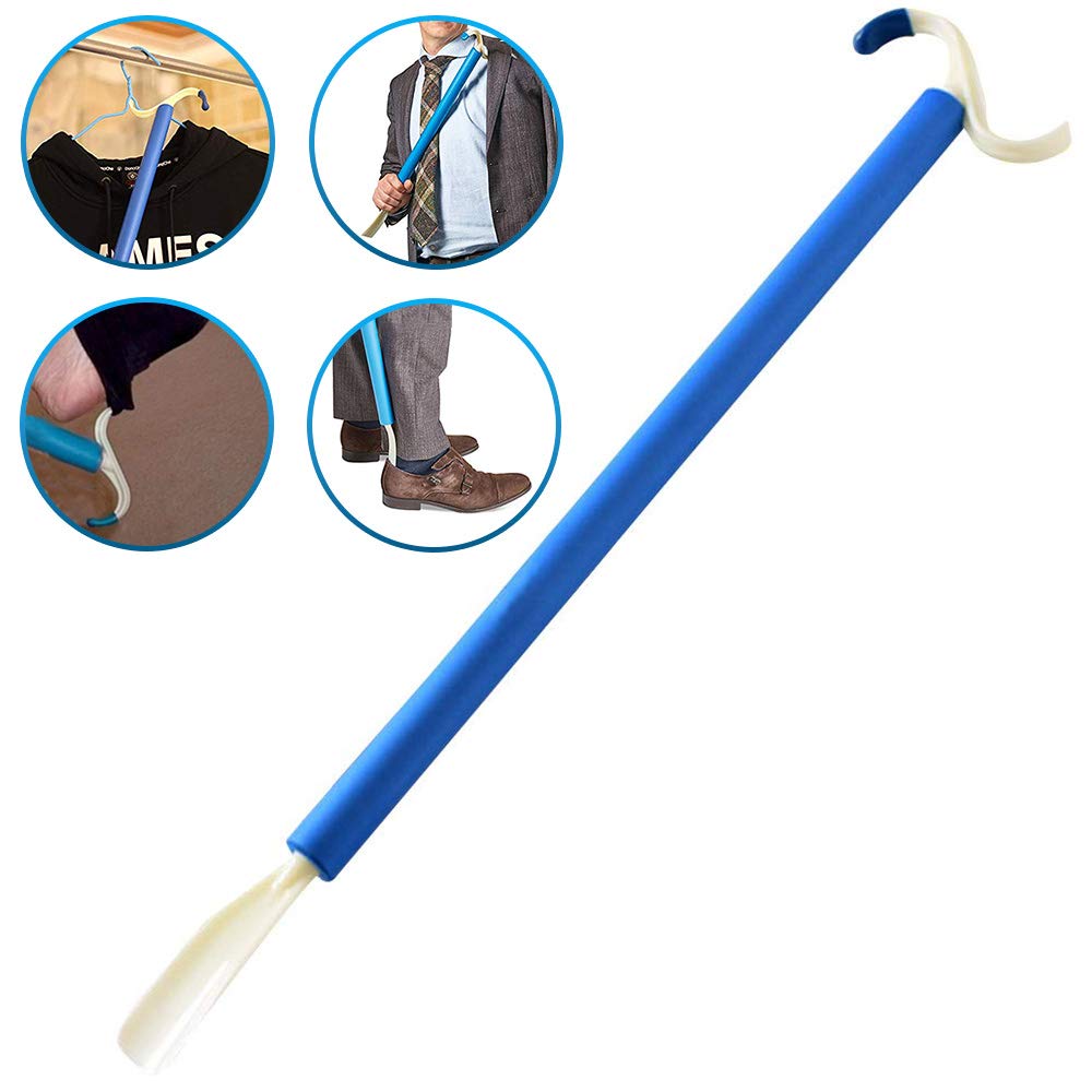 Fanwer Dressing Stick Aid and Shoe Horn, 2-in-1 Tool,for Disability Aid for Daily Independent Living