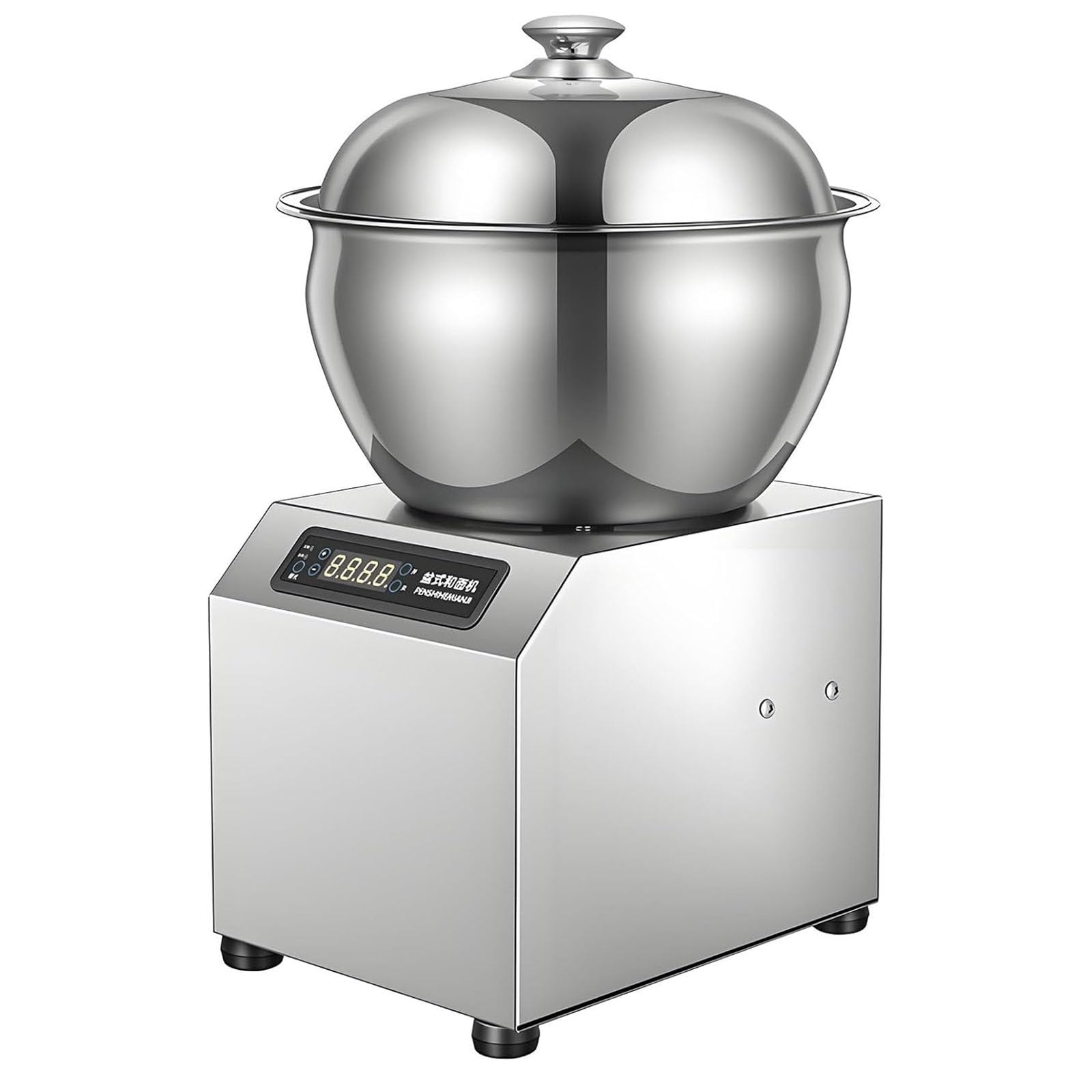 JozyJul 1800W Commercial Dough Mixer,Professional 5kg/8kg Spiral Dough Mixer – Commercial-Grade Stainless Steel Bowl with Dual Rotation & Timer for Pizza & Bread 8kg