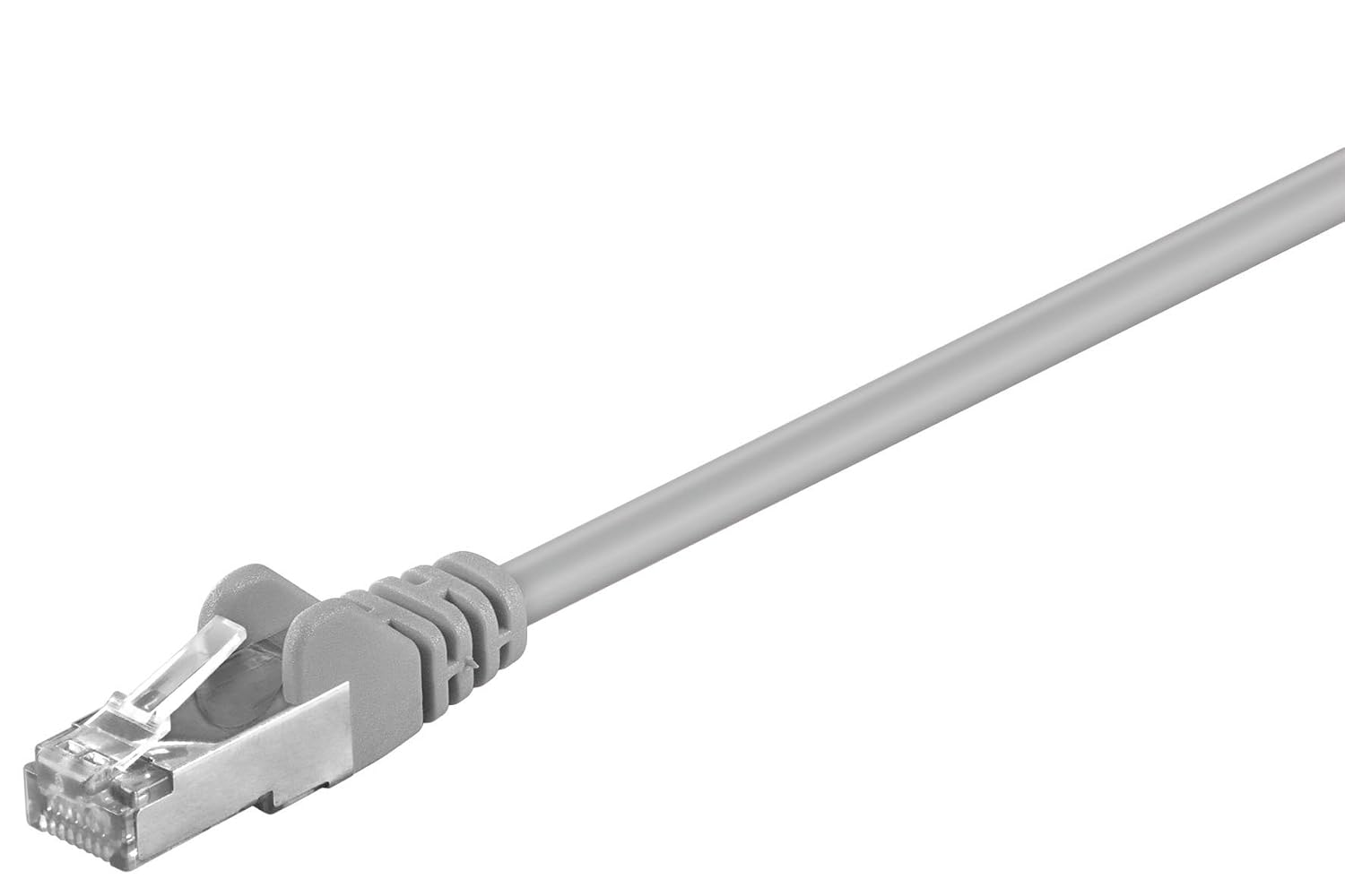 Goobay 60197 CAT 5e patchcable F/UTP grey - CCA material mixture