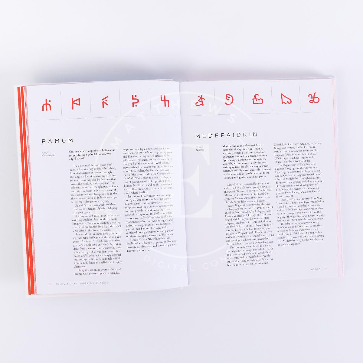 An Atlas of Endangered Alphabets