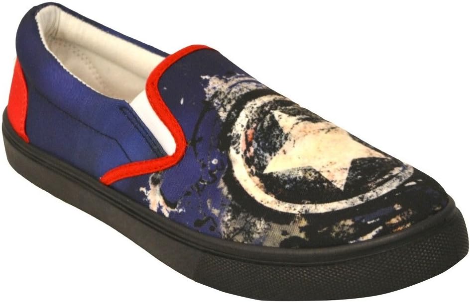 Masked Brand Marvel Men's Captain America Slip On Sneakers