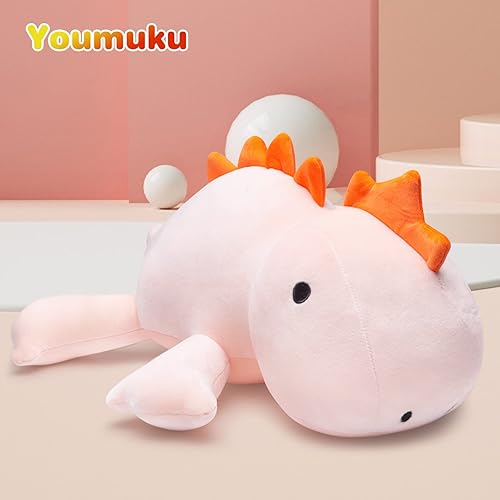 Miniatura 4 de Animales de peluche de dinosaurio con peso súper suaves y lindos dinosaurios, juguetes de peluche para abrazar, regalos de cumpleaños para niños y