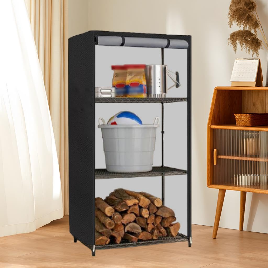 Copertura Antipolvere per Ripiani, Forniture Antipolvere per Scaffali in Filo Metallico, Copertura Antipolvere per Scaffali Espositivi, Armadietti, Ca, 123 Centimetri