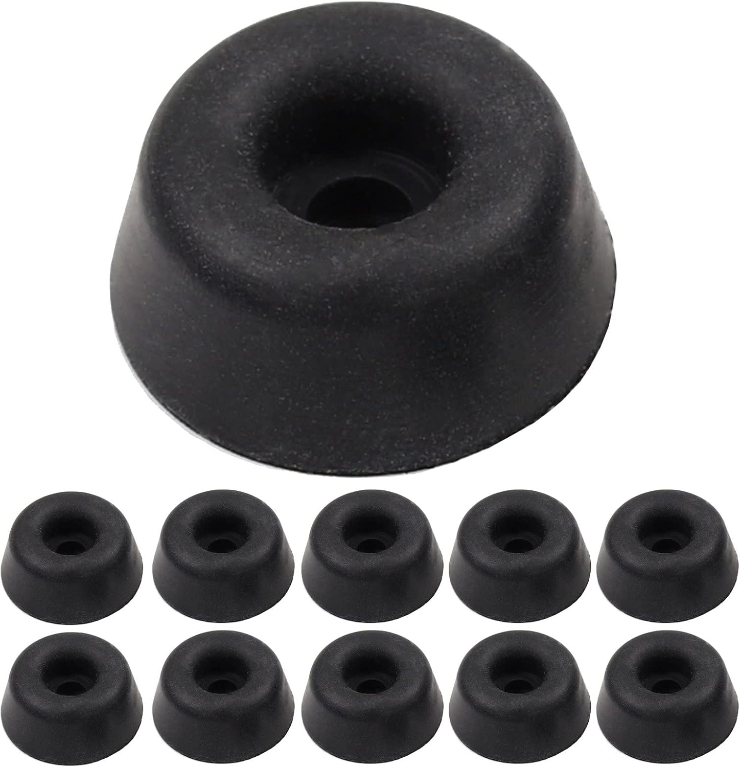 Pack of 10 Black 22mm Rubber Toilet Seat Buffer Pads Amazon.co.uk