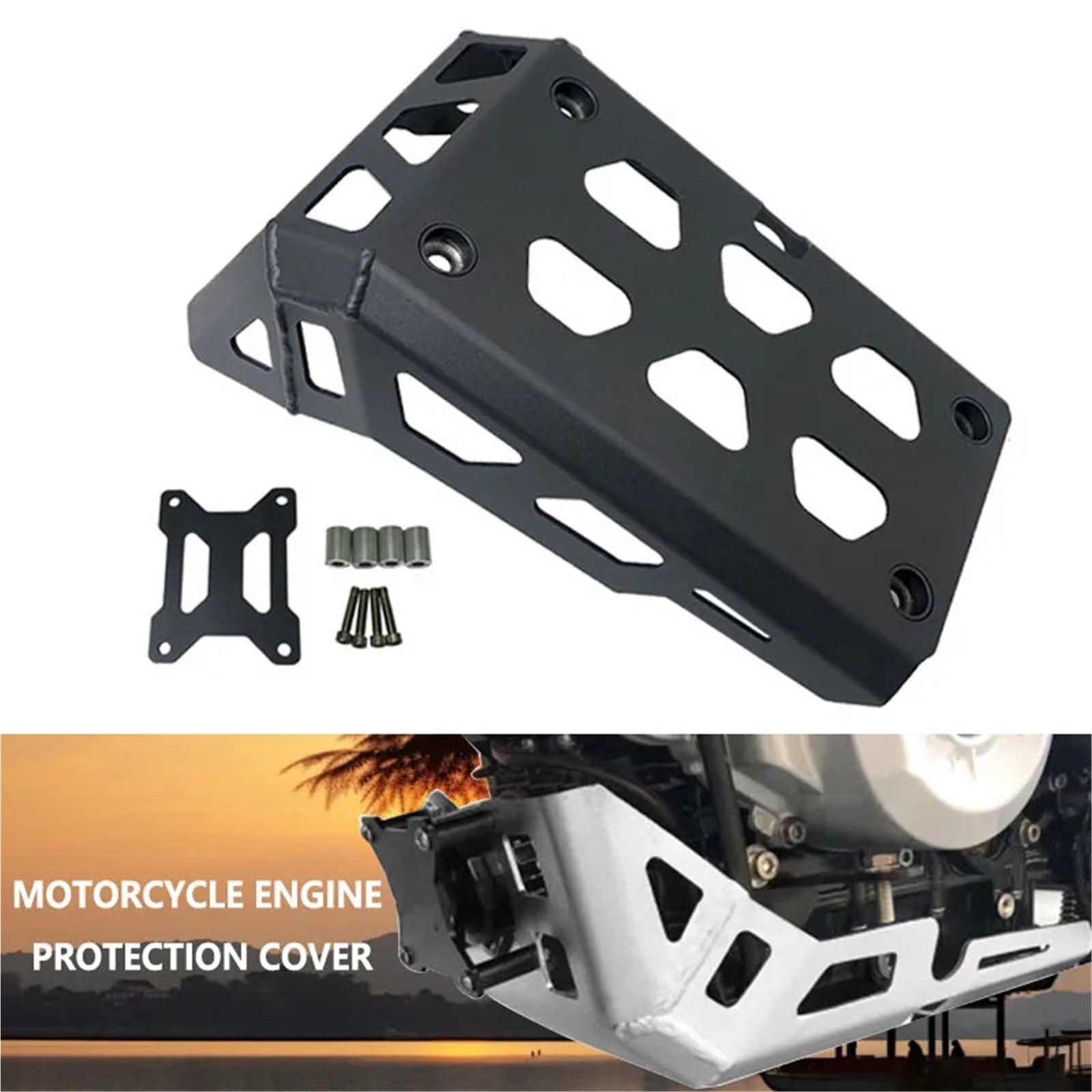 Per Bmw G310GS G310R 2017-2023 Protezione telaio motore Piastra paramotore Protezione della pancia della motocicletta copertura motore Motociclette protezioni motore(12)