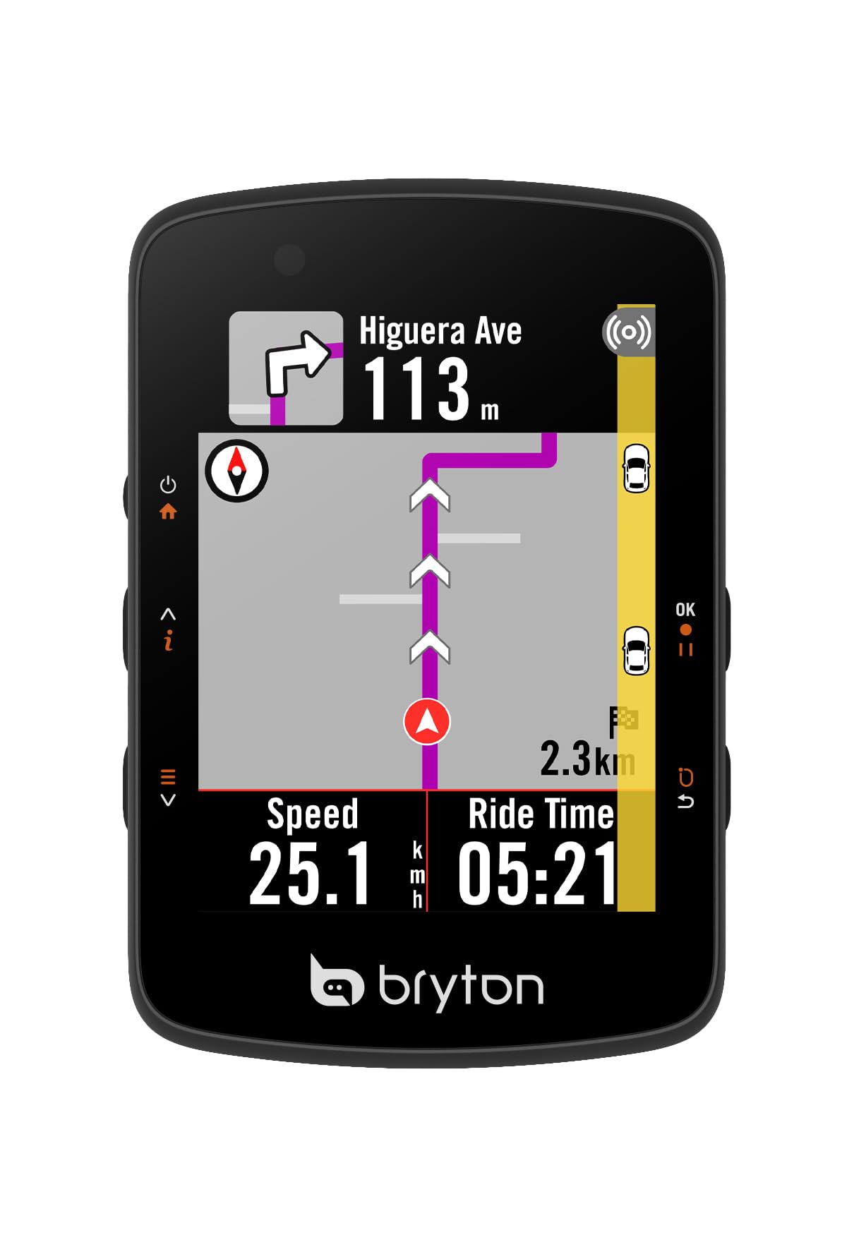 Bryton Ciclocomputer GPS Rider 550D con CAD e HRM