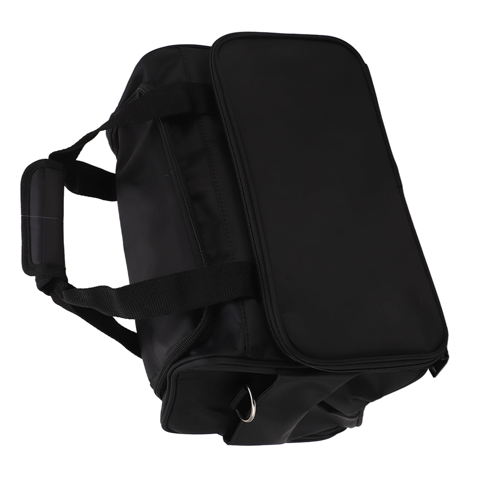Borsa per strumenti parrucchiere professionale Brrnoo, borsa parrucchiere donna, borsa viaggio personale, nero, 1 Count (Pack of 1), 35 x 22 x 21cm/13.8 x 8.7 x 8.3in, 190g