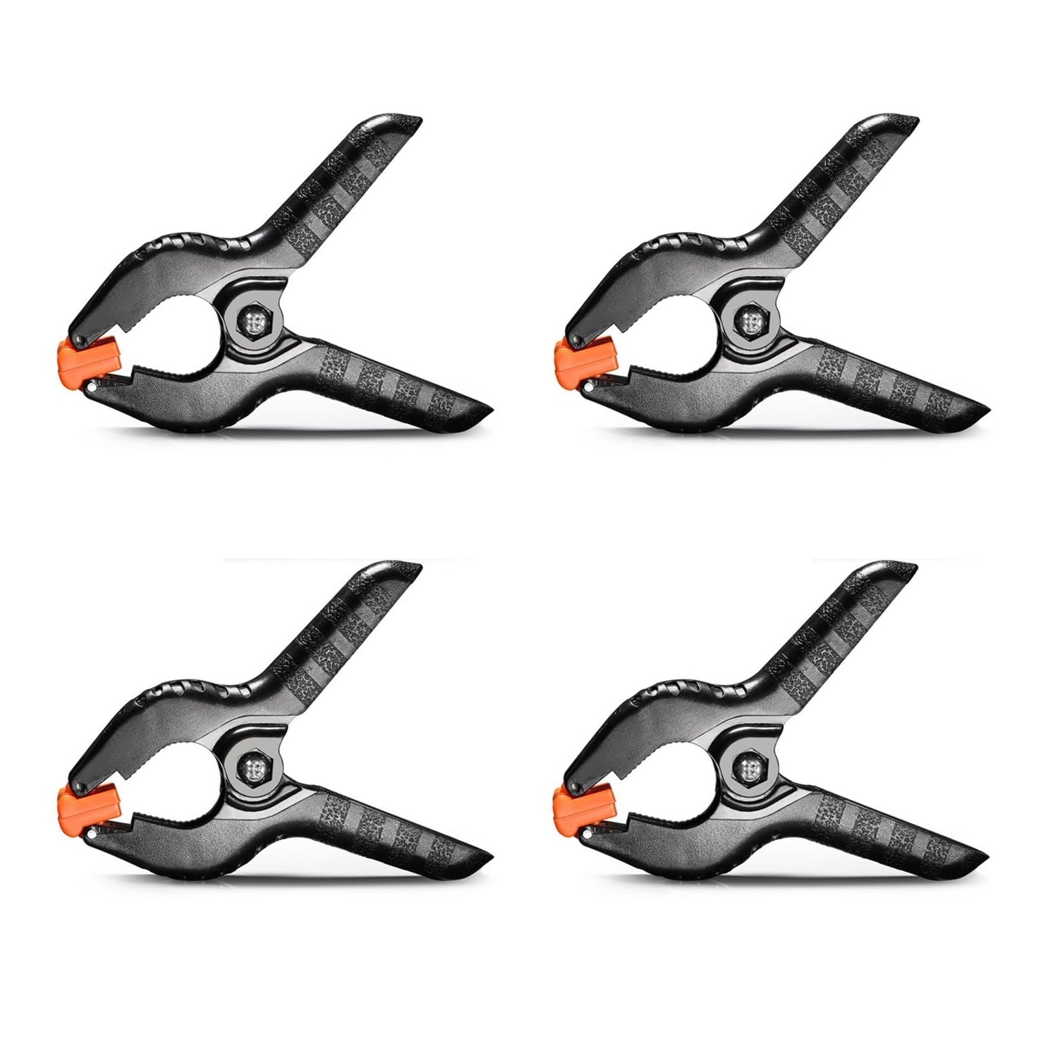 eWINNER 4pcs Backdrop Clips Heavy Duty Plastic Spring Set for Woodworking Photography Studio Plate Home Improvement DIY works Lighting