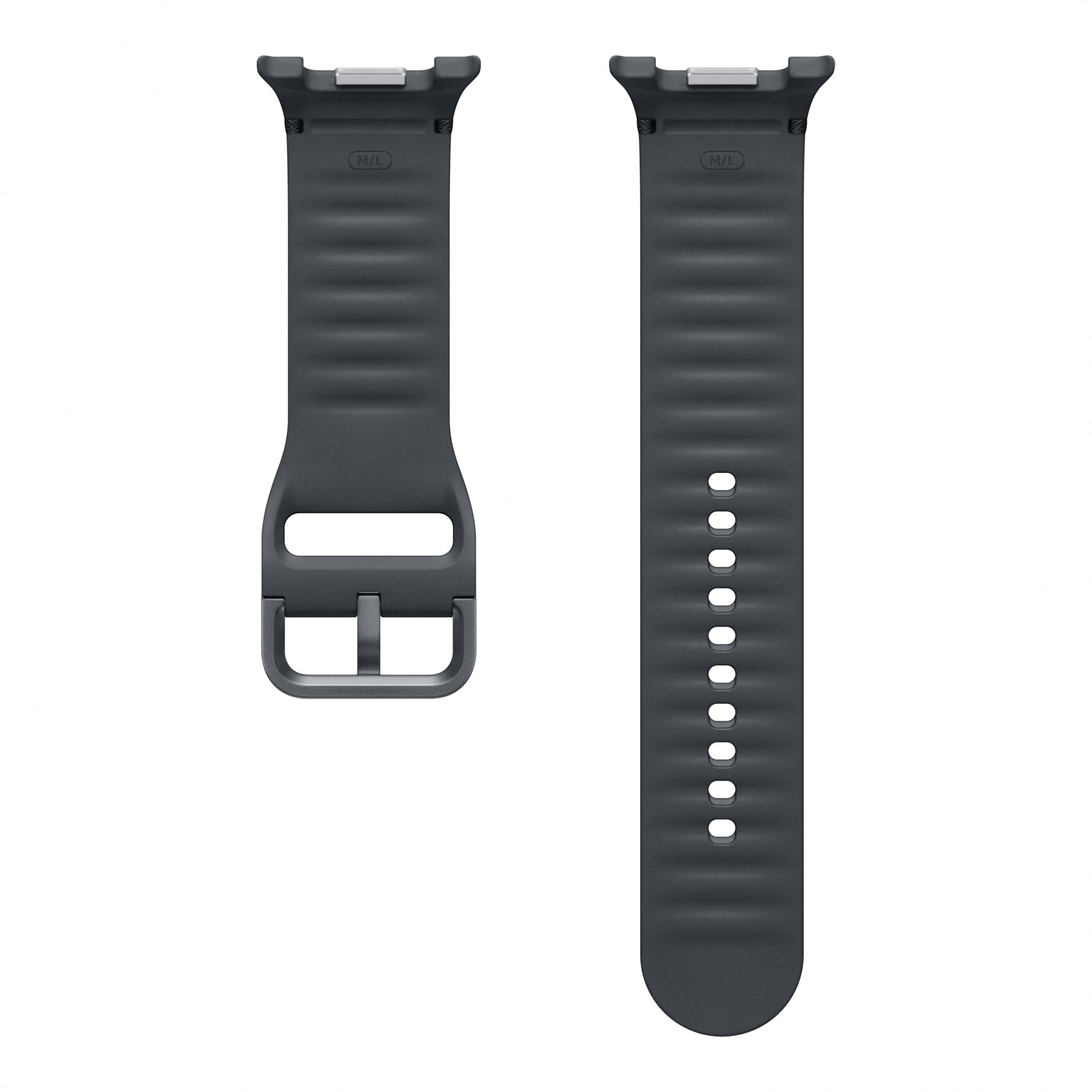 Samsung Sport Band (M/L) ET-SNL33 für die Galaxy Watch8 | Watch8 Classic, Uhrenarmband, Sport Armband, Original Zubehör, elastisch, langlebig, guter Sitz, Graphite