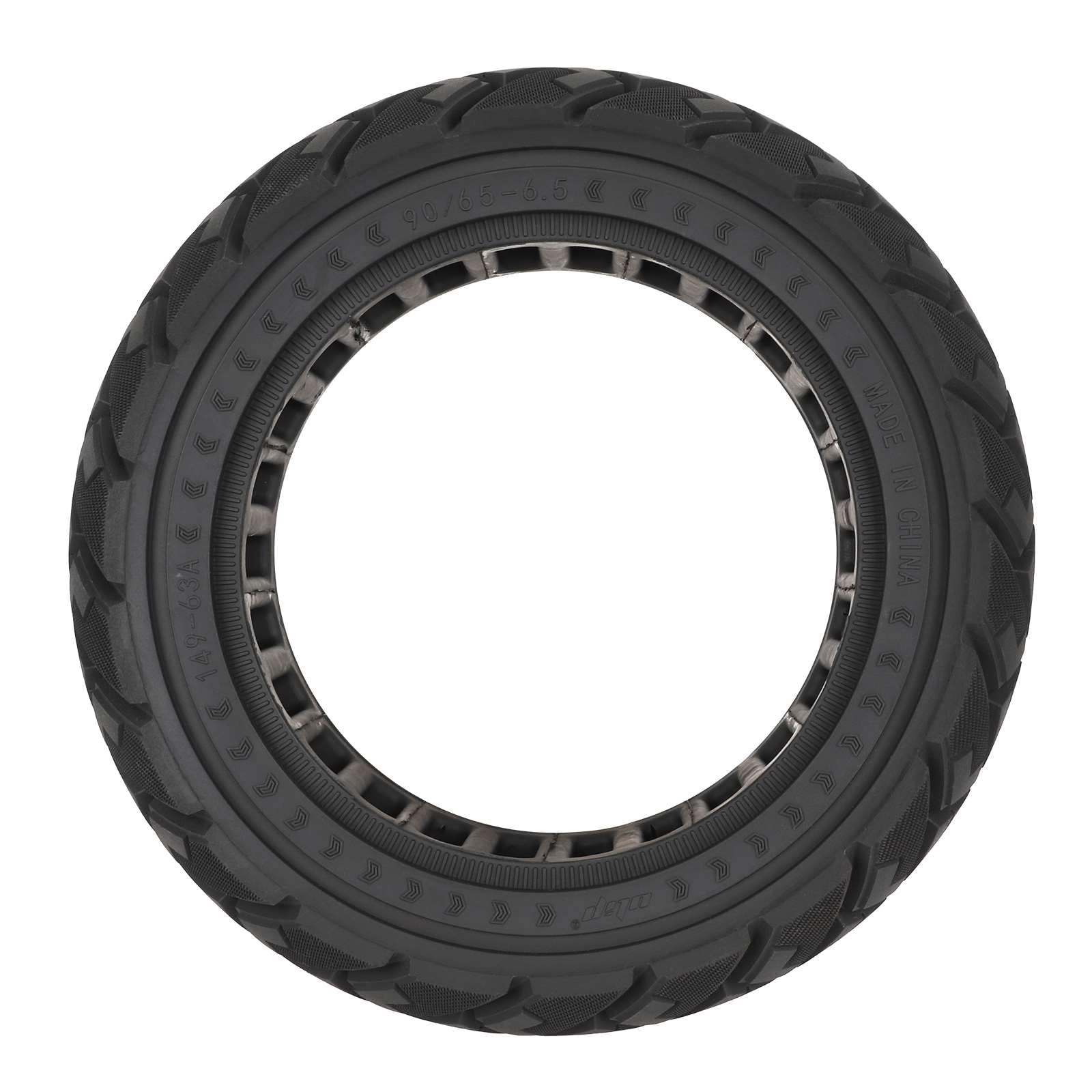 90/65-6.5 Pneumatico Pieno per Kukirin G4/Zero 11X/Dualtron Thunder/Kaabo Wolf Warrior/Macury Speedual Plus Monopattino Elettrico, 11 Pollici Pneumatico Anti-Foratura (Nero 1 Pezzo)