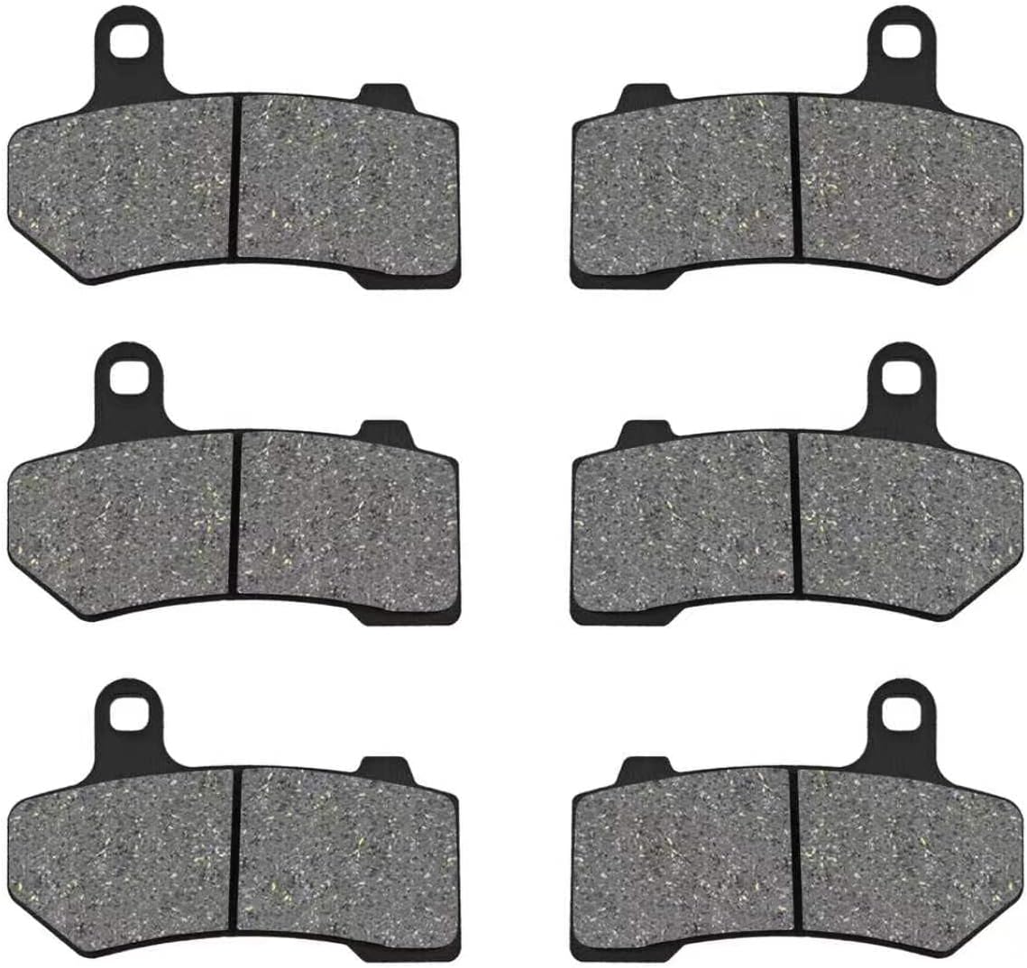 Brake Pads for Harley Davidson Road King FLHR Street Glide FLHX Electra Glide FLHT Road Glide FLTRX Ultra Limited V-Rod 2008-2026 Replace 41854-08 42850-06A 42897-08 Front Rear