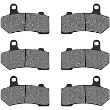 Brake Pads for Harley Davidson Road King FLHR Street Glide FLHX Electra Glide FLHT Road Glide FLTRX Ultra Limited V-Rod 2008-2026 Replace 41854-08 42850-06A 42897-08 Front Rear