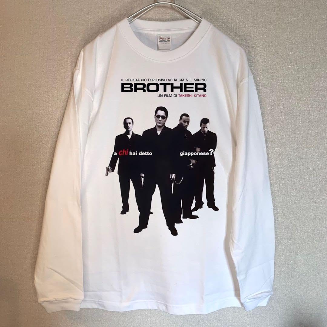 Amazon.co.jp: 北野武 brother ブラザー 長袖 ロンT vintage movie