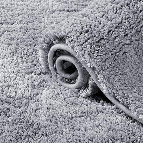 Walensee Large Bathroom Rug (24 X 40, Grey) Extra Soft And Absorbent Shaggy Bathroom Mat Machine Washable Microfiber Bath Mat For Bathroom, Non Slip Bath Mat, Luxury Bathroom Floor Mats Rubber Back #TOP7