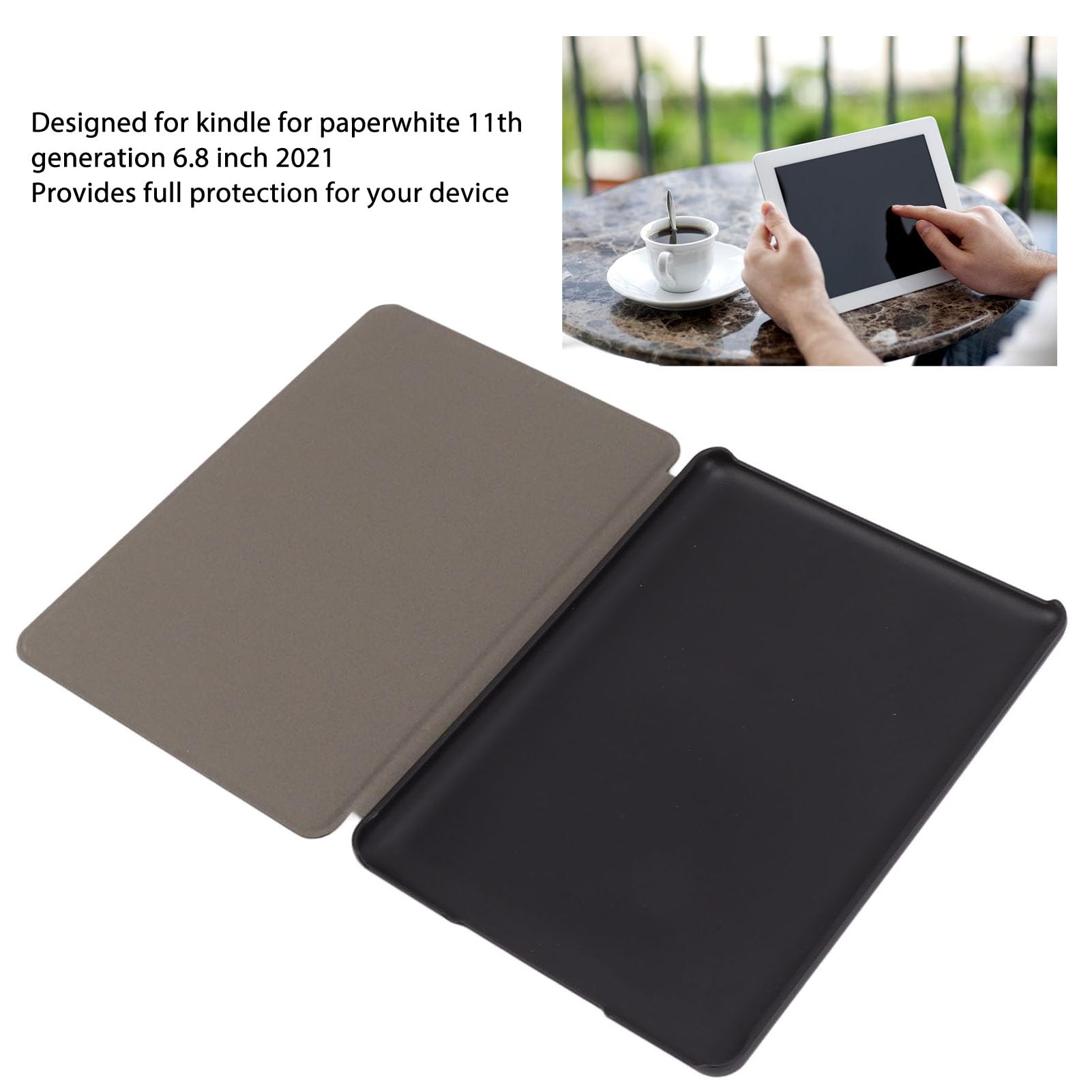 Funda para Lector de Libros Electrónicos, Estabilidad Resistente a los Arañazos Estuche para Lector de Libros Electrónicos de 6,8 Pulgadas Textura Resistente Al Deslizamiento