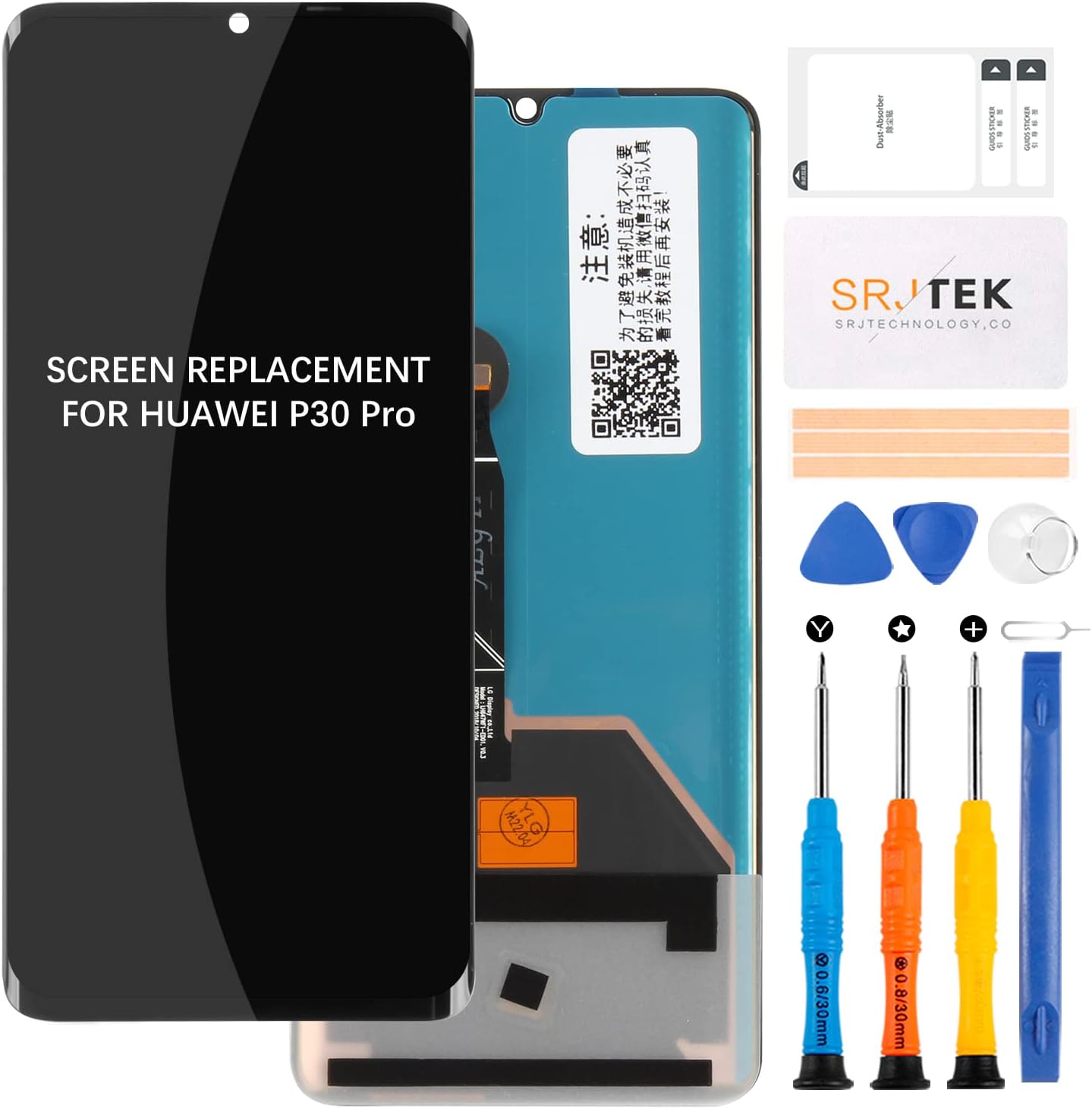 Kit Sostituzione Schermo Huawei P30 Lite - Display LCD Touch + Strumenti + Vetro Temperato Per Riparazione - Foto 2