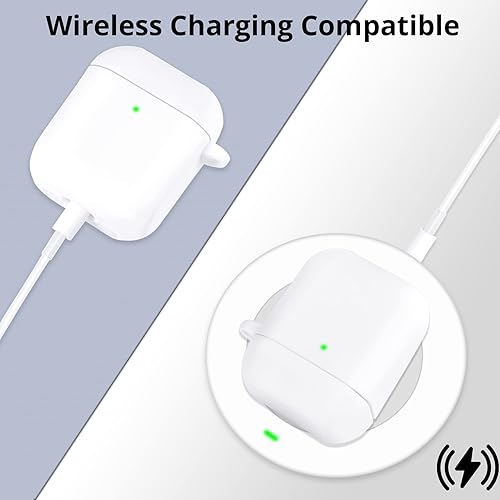 Miniatura 6 de AirStand - Funda para AirPods con soporte invisible para teléfono, compatible con AirPods 1 y 2, protección completa de TPU y policarbonato a prueba