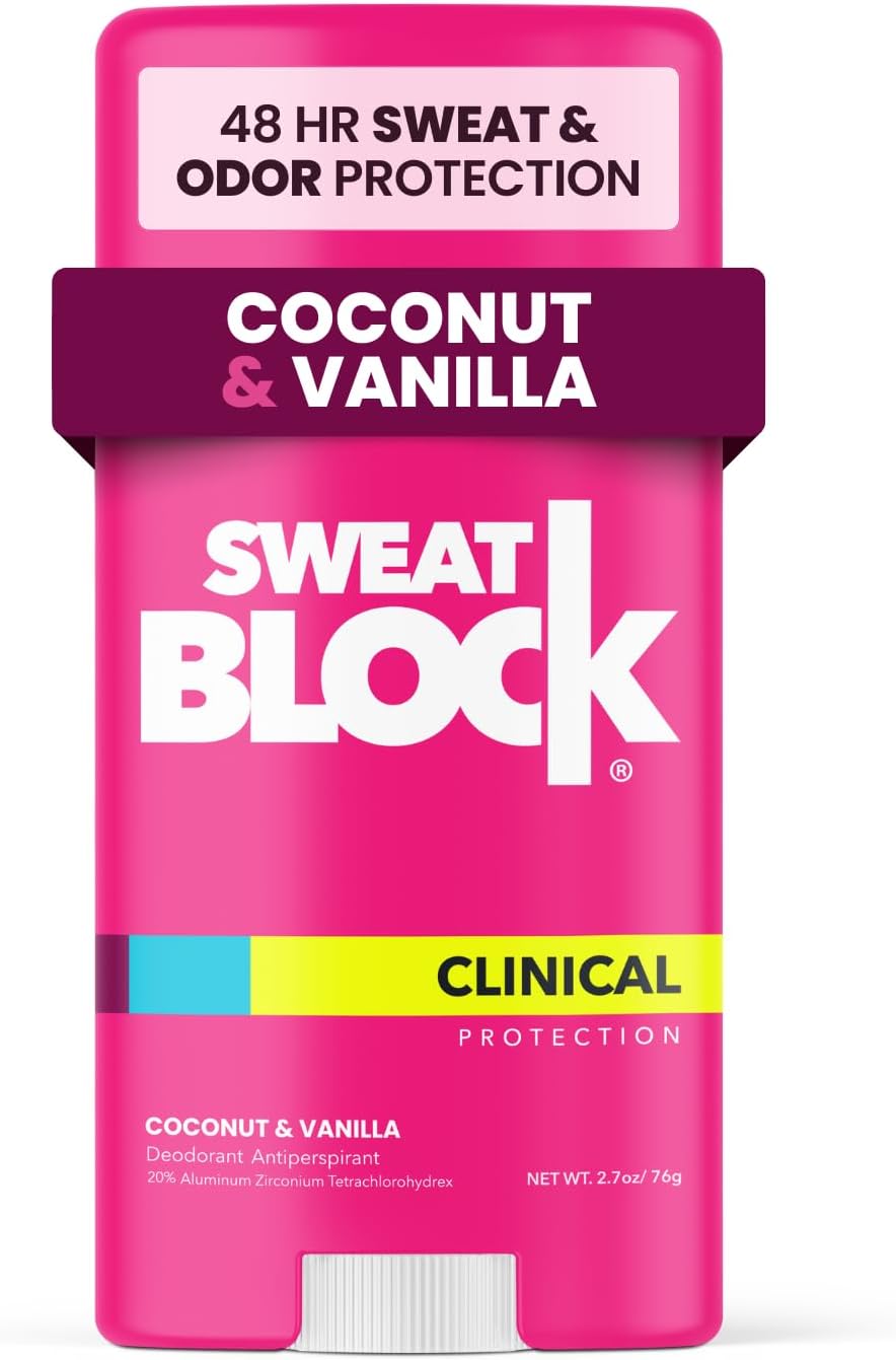 Clinical Strength Deodorant for Women Coconut and Vanilla Scent 48 Hour Sweat and Odor Protection Daily Use Formula Designed for Long-Lasting Freshness and Confidence Dermatologist Tested