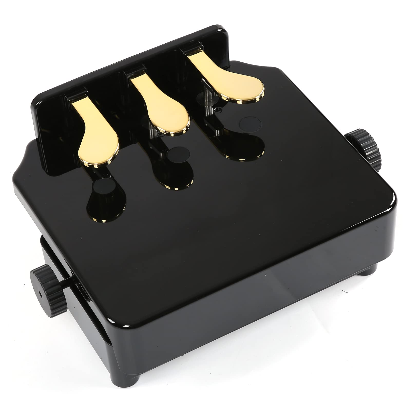 Pedale per Pianoforte, Estensore per Pedale del Pianoforte, Pedale Robusto e Durevole Regolabile in Altezza per L'apprendimento e L'uso da Parte dei Principianti(nero)