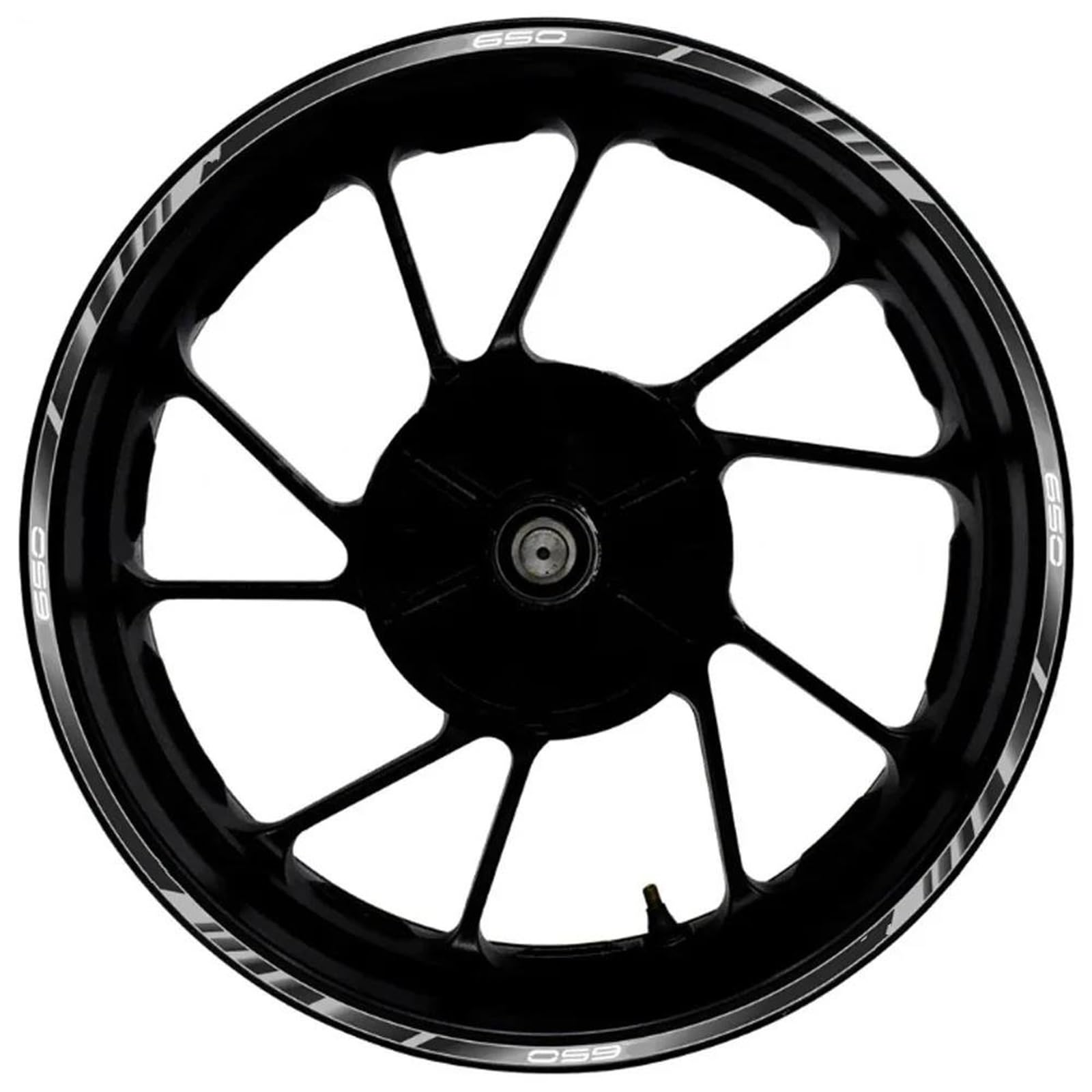 Hjkdsz Style 18 Motorcycle Accessories Wheel Stickers Reflective Rim Motorbike Waterproof Decals For Kawasaki For Ninja Z650 Z 650(Style 18)
