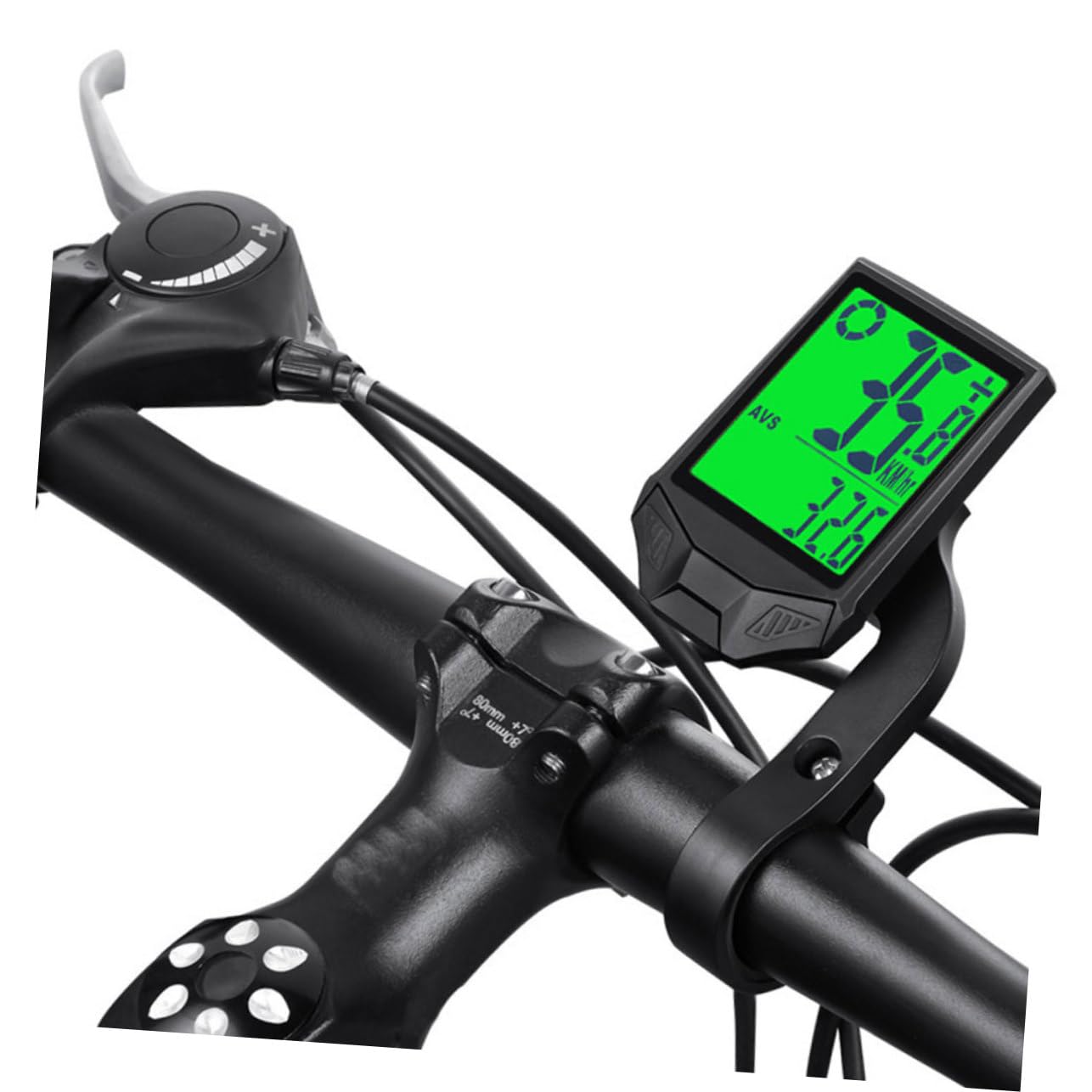 Cuentakilómetros de Bicicleta Inalámbrico Resistente al Agua Pantalla LCD