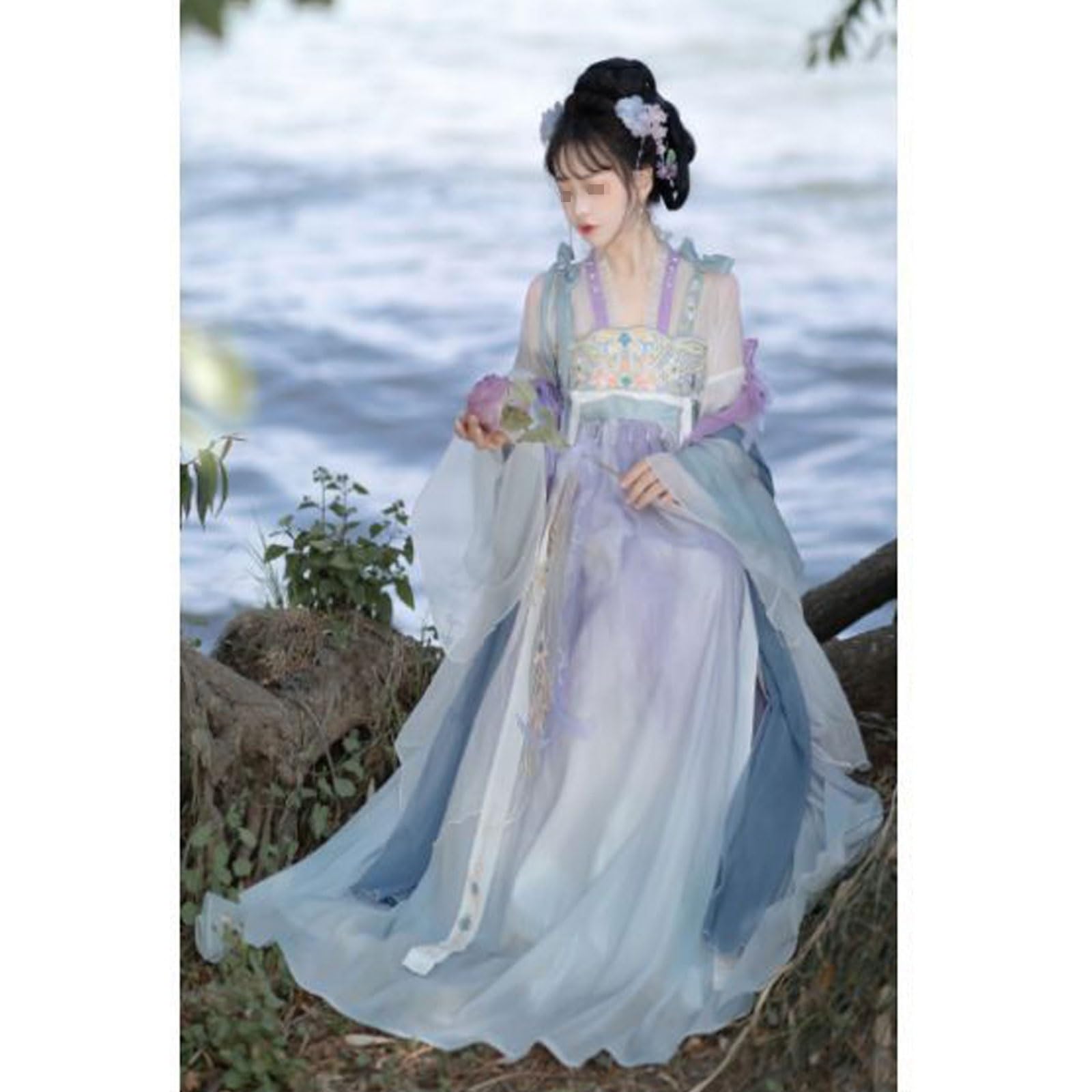 Disfraz De Hanfu Tang Para Mujer Tradicional China, Traje De Danza