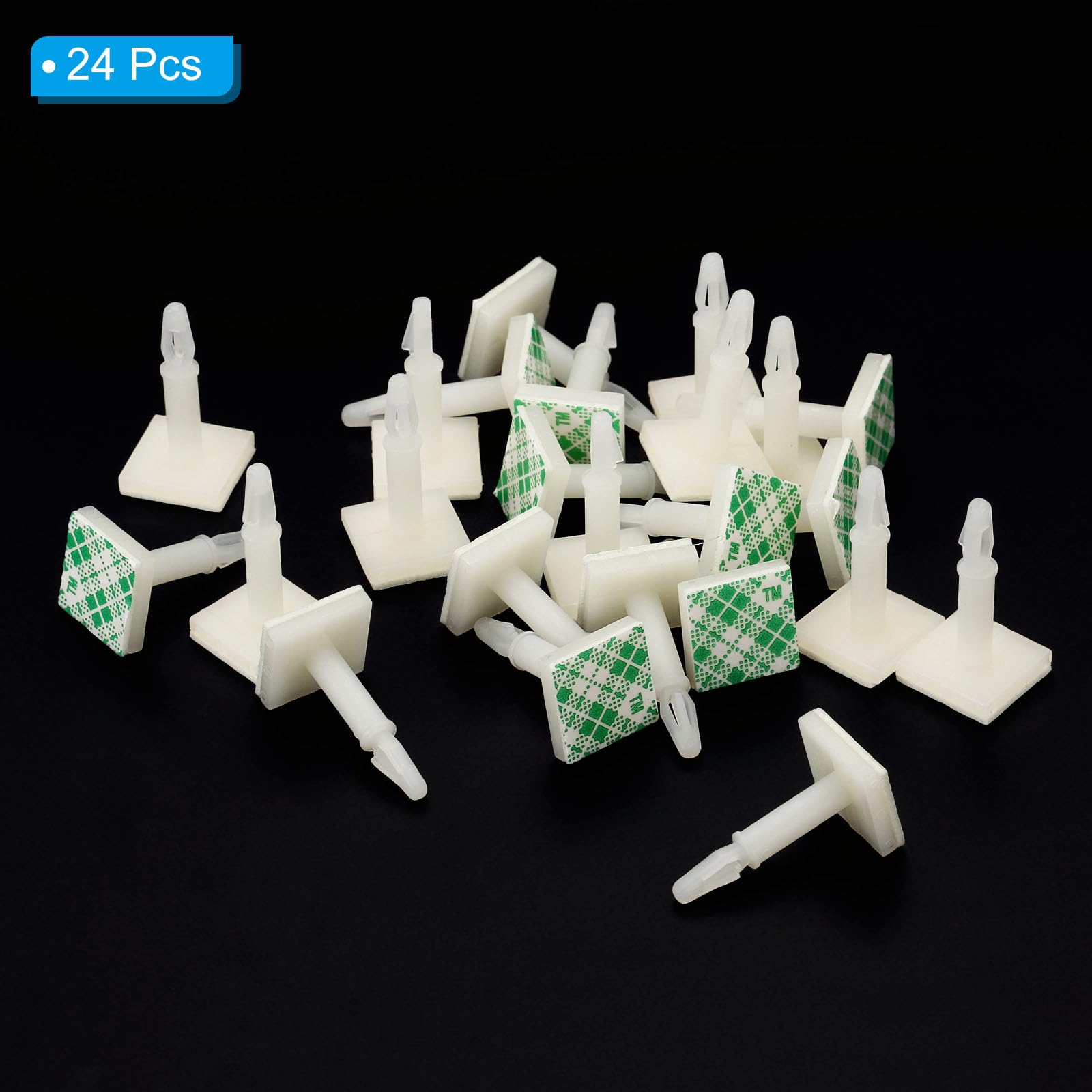 PATIKIL Adesivo PCB Distanziale, 24pz Adesivi Distanziali 0.62" Supporto Altezza Adesivo Isolato Distanziali per PCB PC Scheda Supporto, Bianco