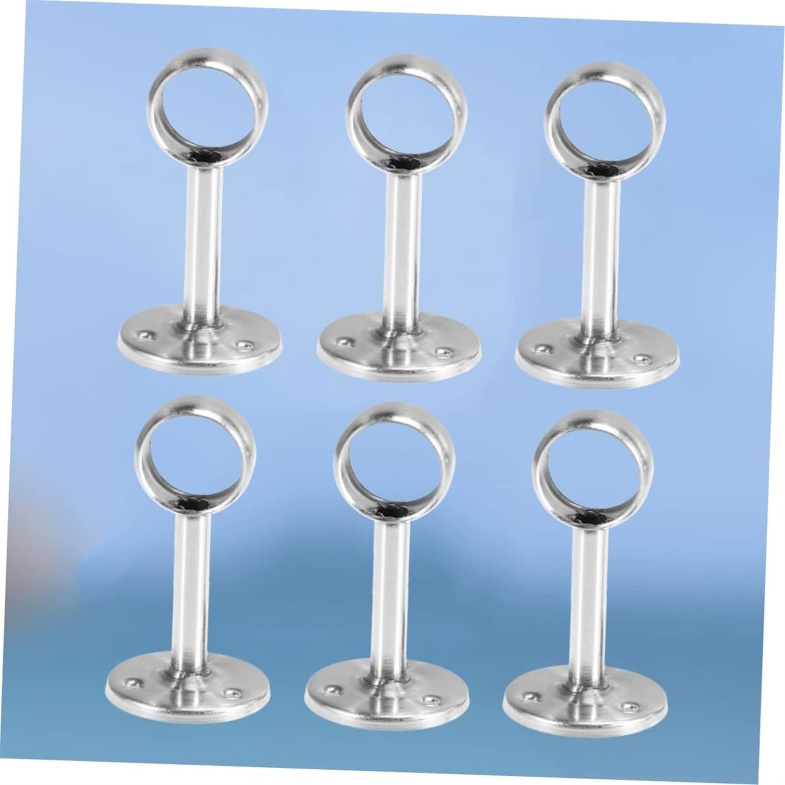 Supports de rideaux, supports de rideaux, 12 pièces, support de tringle de plafond, support de barre de placard, support central de tringle de placard, supports de tringle de plafond, supports de trin