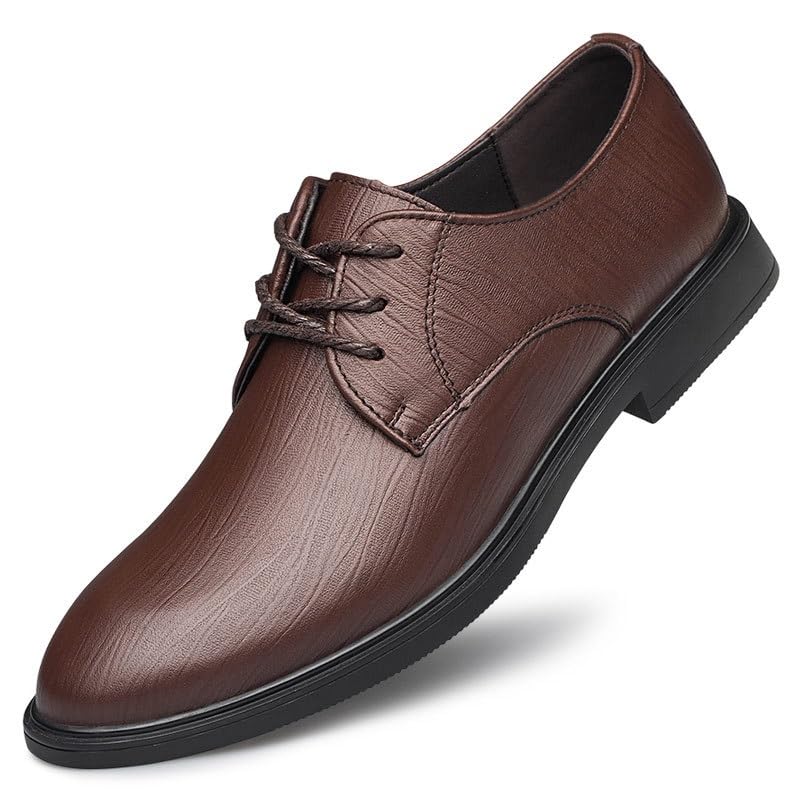 Men's Leather Lace Up Platform Oxfords Shoes Casual Comfort Formal Work Wedding Shoes Business Breathable Comfort Dress Shoes