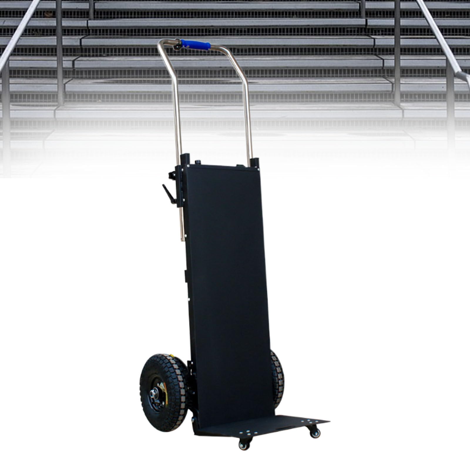 Carrello elettrico resistente – Carrello mobile pieghevole con freni, ideale per un facile trasporto di carichi pesanti, sollevatore elettrico portatile per spostare mobili