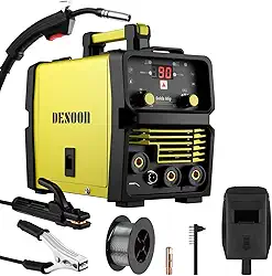 DESOON Máquina de Solda Mig/MMA/Tig 3 Em 1 Tecnologia IGBT 120A sem gás 127V portátil de soldador Com Mascara De Proteção E Pistola MIG Separada