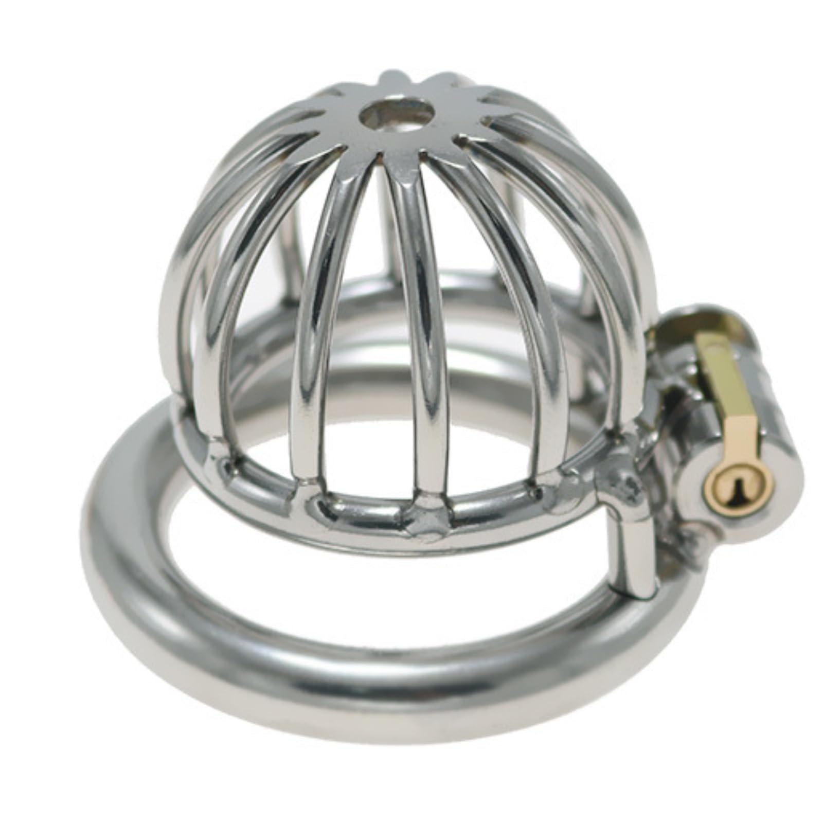 Hdynasty Gabbia da Fitness in Metallo per Uomo in Acciaio Inox con Serratura e Chiave
