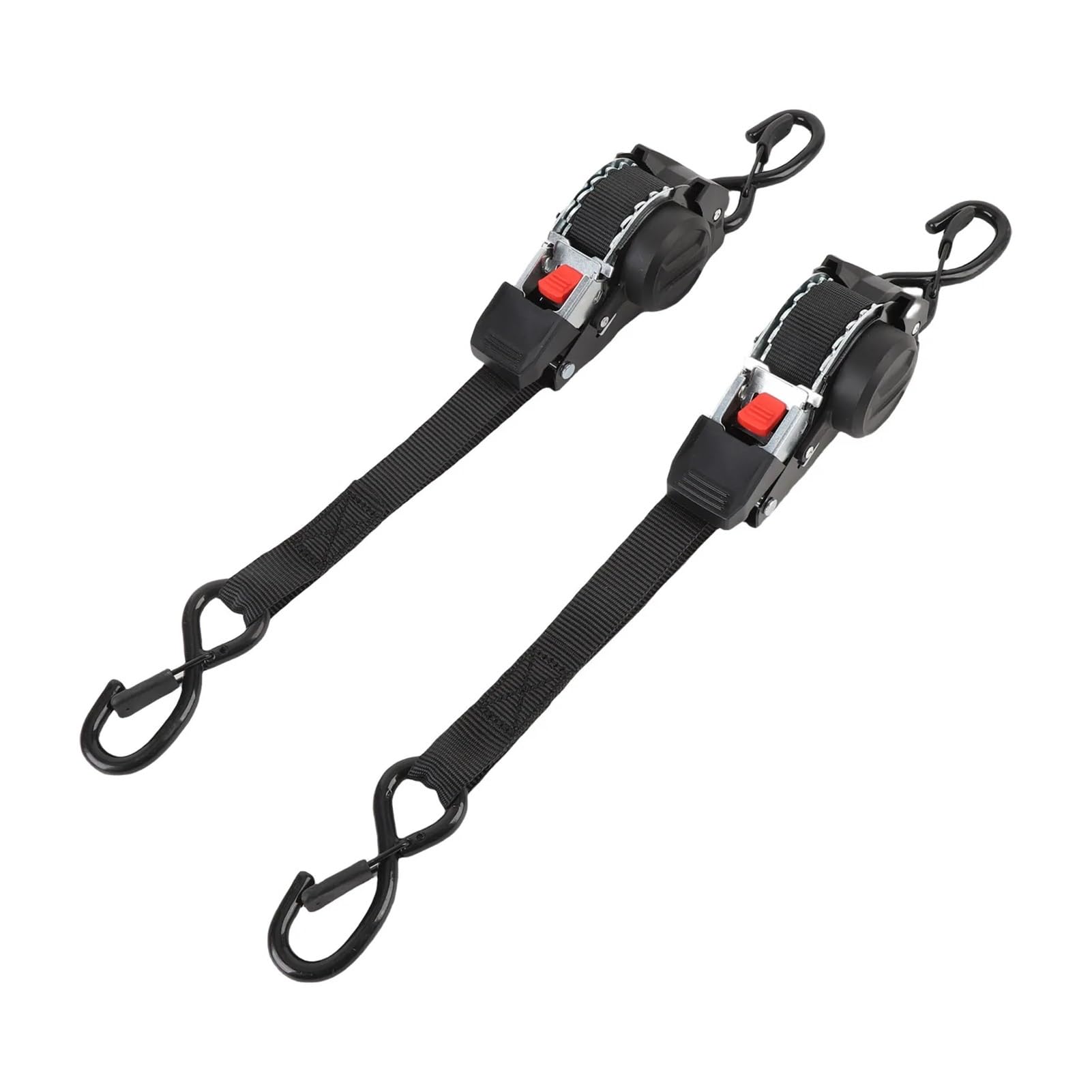 Correas de trinquete Juego de Pernos Acero Inoxidable con Correa trinquete retráctil 1 Pulgada x 10 pies, 1760 Libras Resistencia a la Rotura for vehículos Todo Terreno