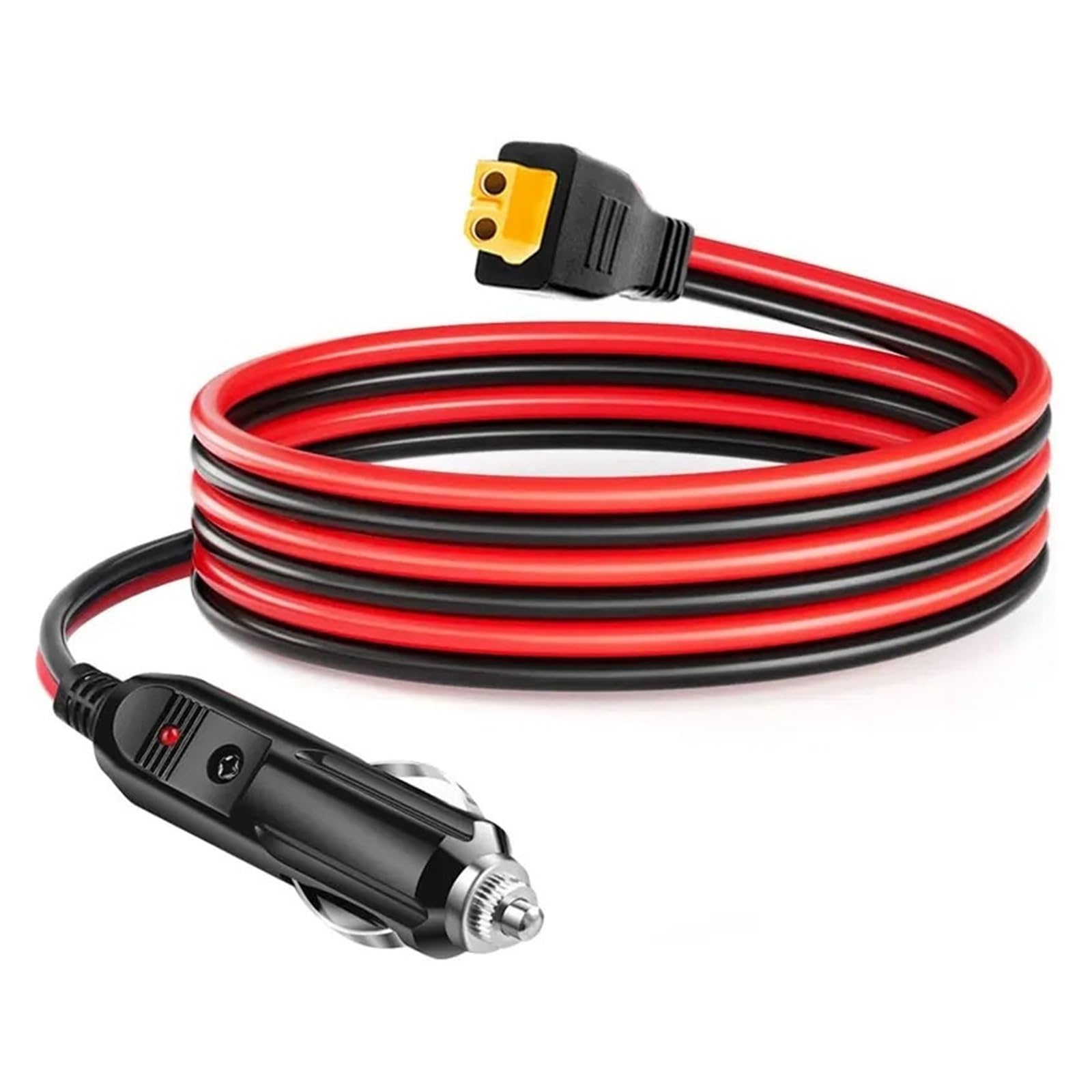 XT60 kabel do ładowania samochodu 2 m 12 V 24 V zapalniczka do XT60 żeński