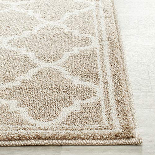 Safavieh Amherst Collection Runner Rug - 2'3" X 7', Wheat & Beige, Moroccan Trellis Design, Non-Shedding & Easy Care, Ideal For High Traffic Areas In Living Room, Bedroom (Amt422S) #TOP7