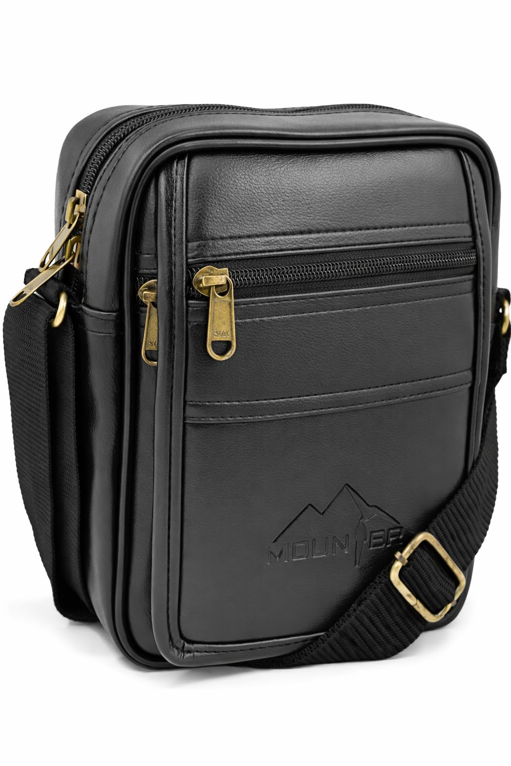 mounter Stylish Leather Sling Cross Body Travel Office Messenger One Side Shoulder Bag for Men, Women & Boys-picture-43