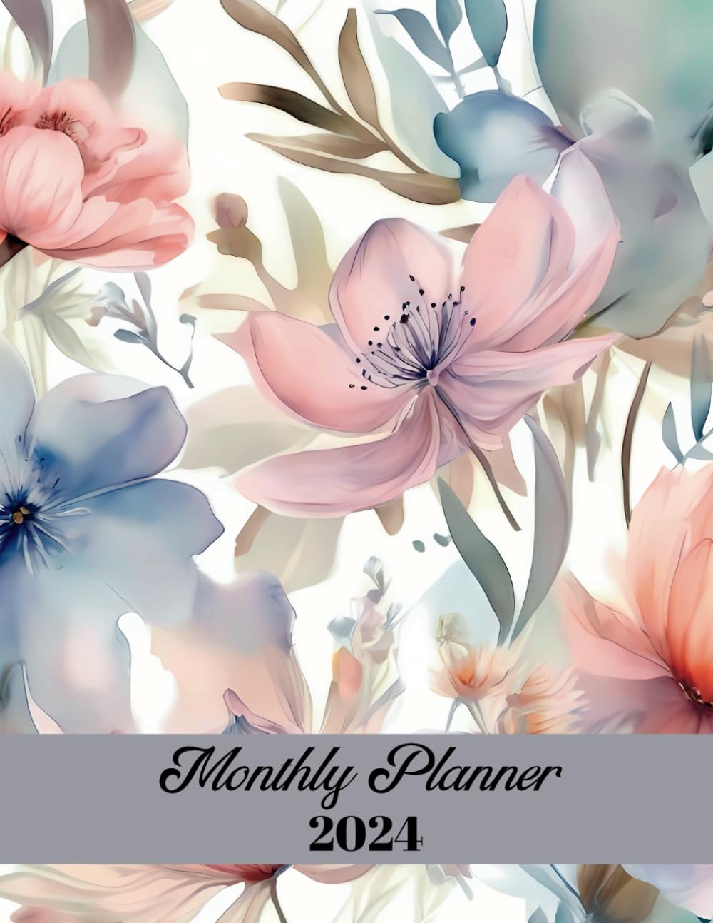 2024 Monthly Planner: 1 Year Agenda Calendar|12 Months Calendar Schedule Organizer | To Do List, Goals And Note Pages