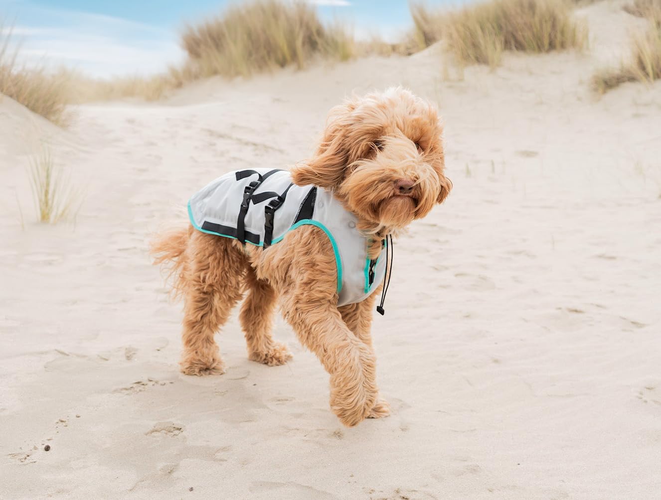 Suitical Dry Cooling Vest Hund, M, Silber