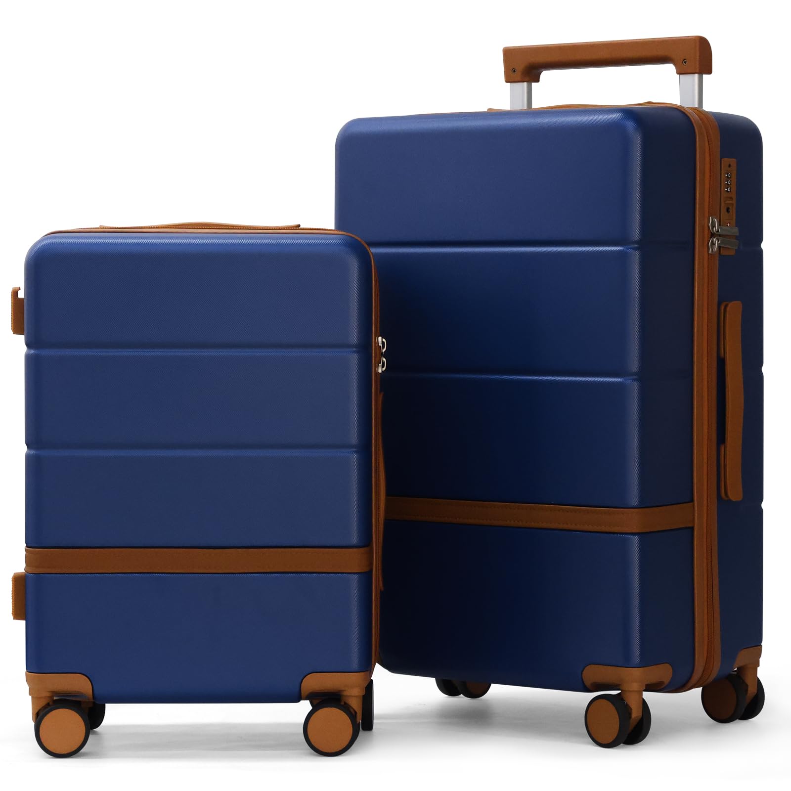 Luggage Sets, 2 Piece Suitcase set with wheels Tsa Lock 20/24 inchi Hardshell Waterproof Travel Suitcases luggage for Women/Men/Family?RBlue