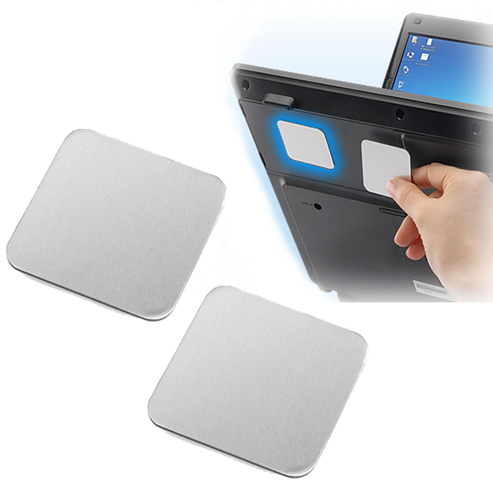 Amazon.co.jp: イーサプライ 冷却パッド 激冷 43mm 角型 2枚入り