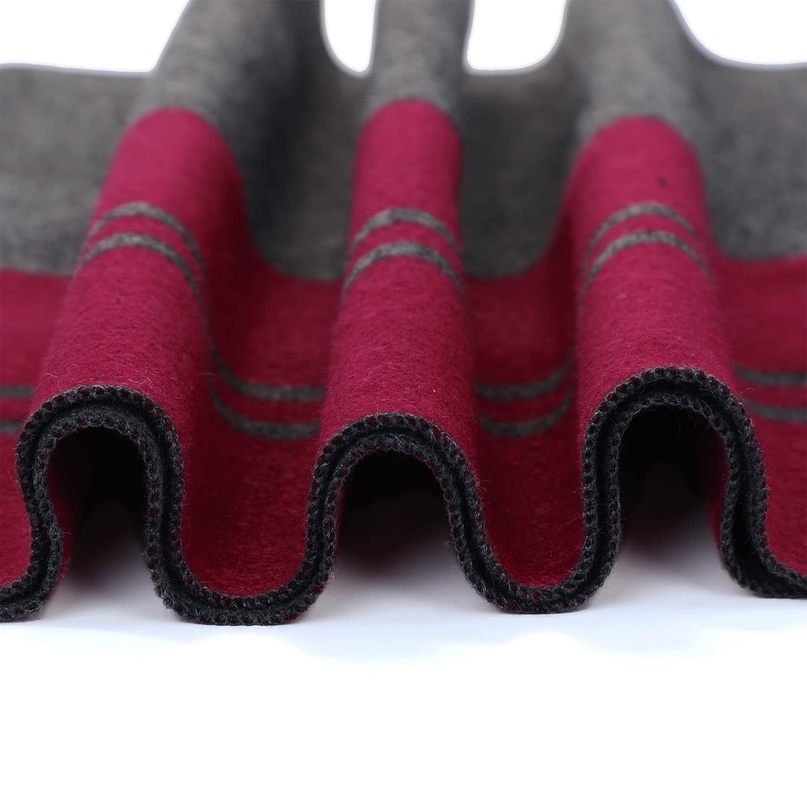 Bufanda cálida de cachemira para hombre de invierno para hombre bufanda de borla de tela escocesa para hombre suave y largo algodón bufandas - Rojo - talla única