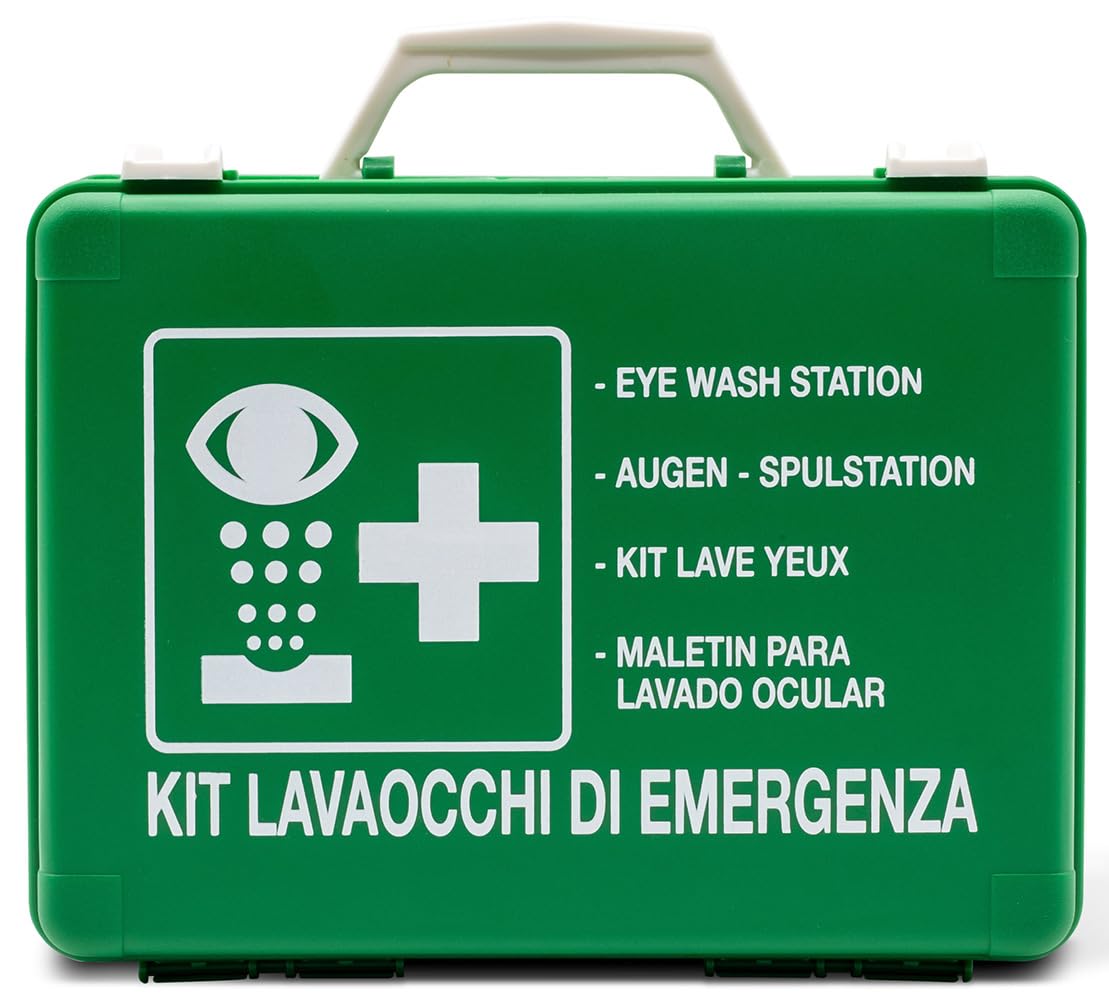 Valigetta di Pronto Soccorso lavaocchi di emergenza 259x205x87,5 mm