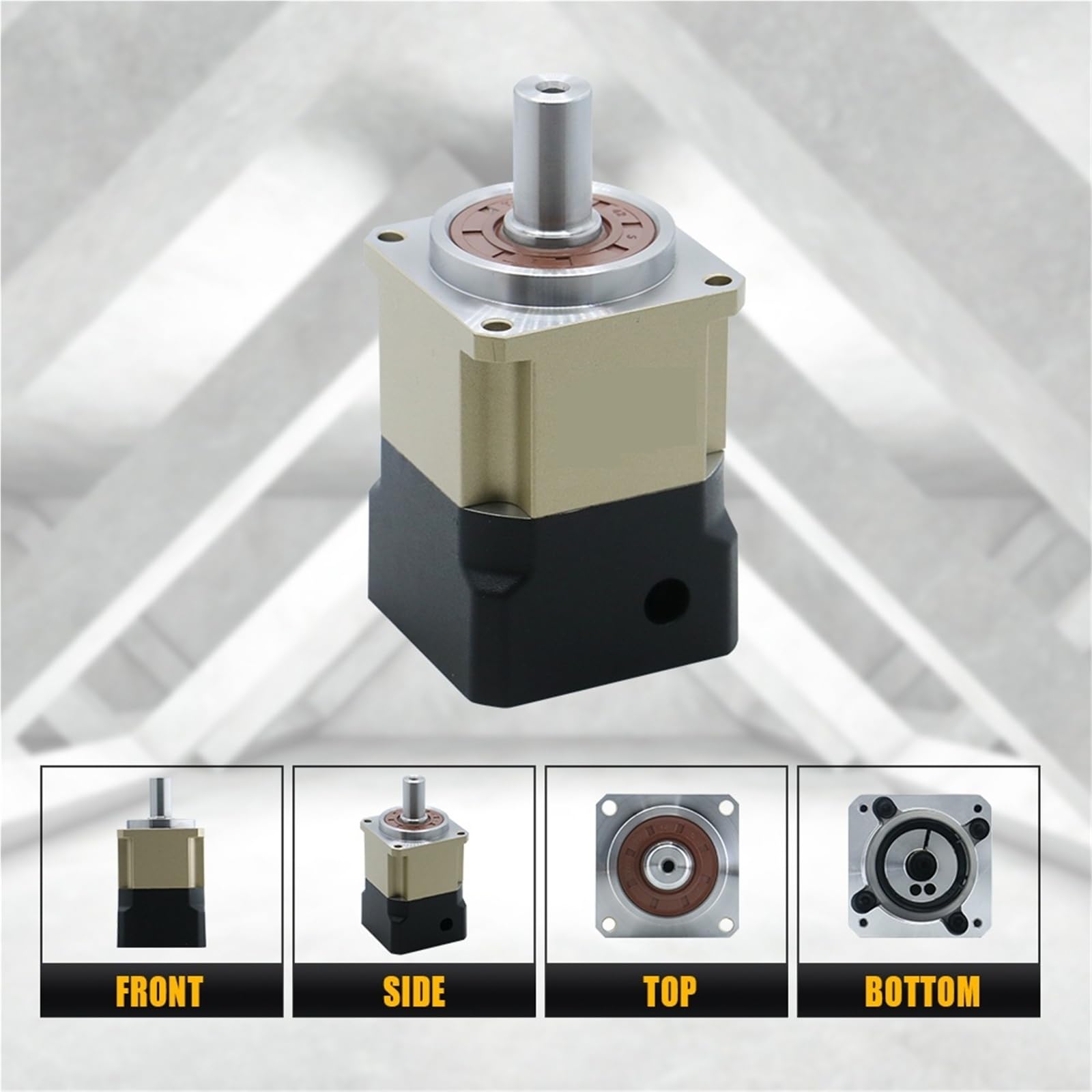 Reductor planetario de Dientes helicoidales bajo Juego PGH60, Motor Paso a Nema23 8 mm o servomotor 14 60(12 to 1,14mm for 60Servo)