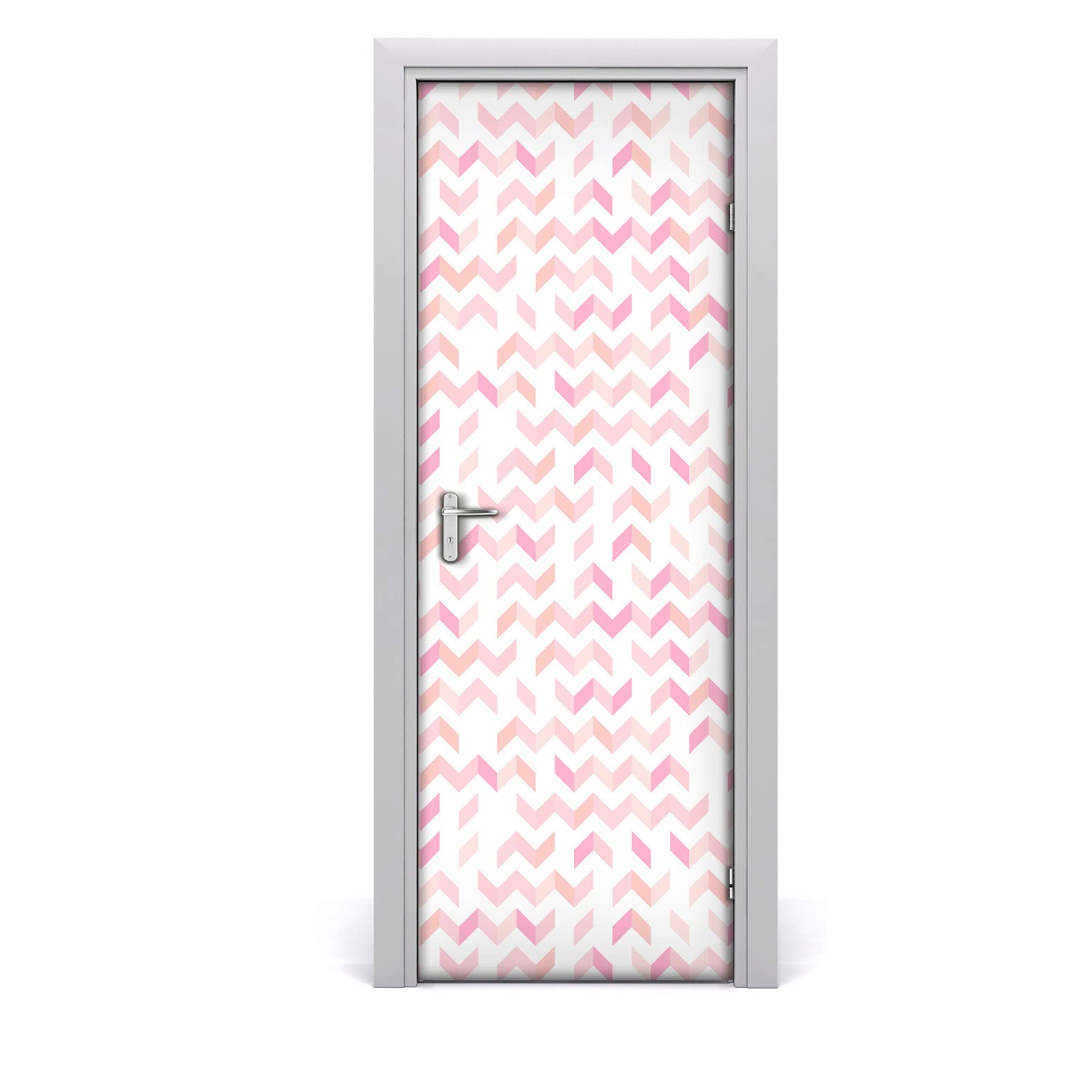 Etiqueta de la puerta 70x200 cm extraíble DIY con diseño de espiga autoadhesiva