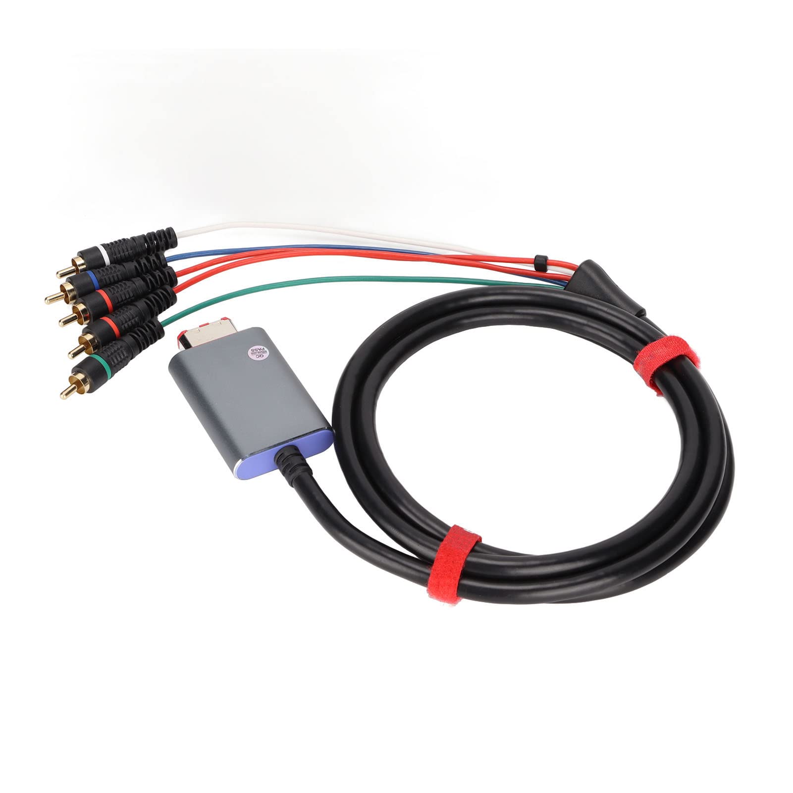 Matybobe Cable de Componente Duradero YPbPr para Plug and Play Salida AV 1,8 M Compatible con Consolas NTSC y PAL