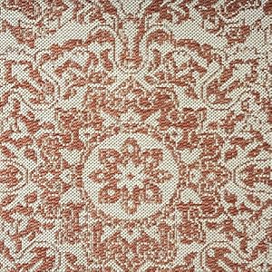 Nicolemillernewyorkpatiocountryazaleatransitionalmedallionindooroutdoorarearugterracottaivory79x102  Urban Country Home Decor Nicole miller new york patio country azalea transitional medallion indooroutdoor area rug terracottaivory 79×102  urban country home decor