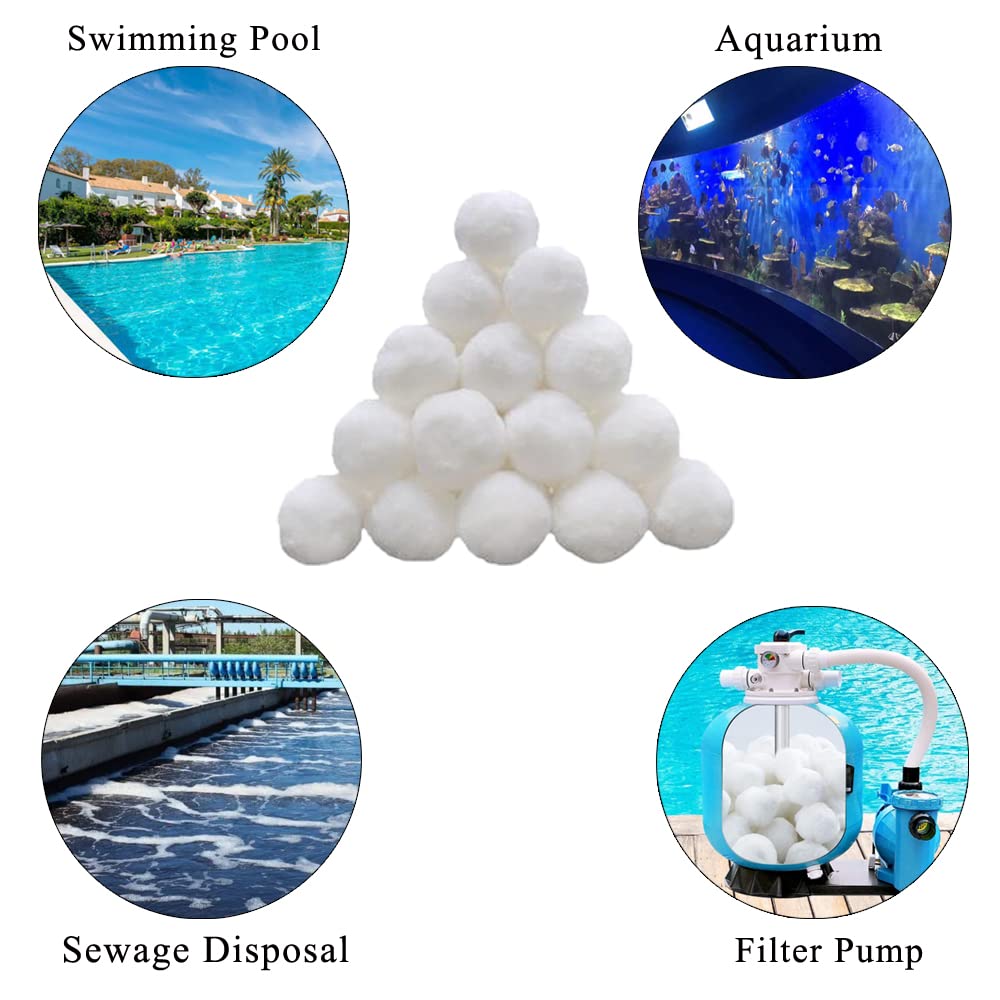 Palline Filtranti Piscina 1400g - Sostituiscono 50kg Di Sabbia