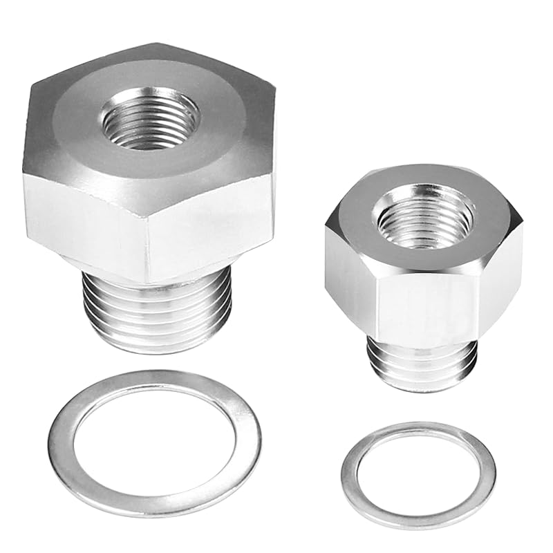 Adaptador de Sensor de Pressão de Óleo LS Mriuuod M16/M12 x 1,5 para 1/8 NPT – 2 unidades